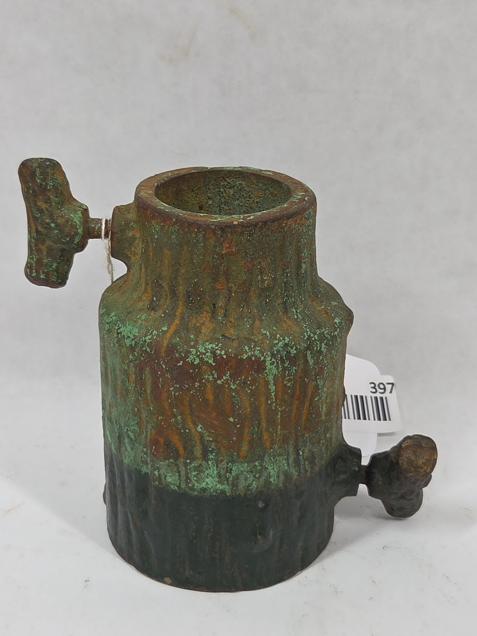 Antique Cast Iron Tree Stand Cuff - 2