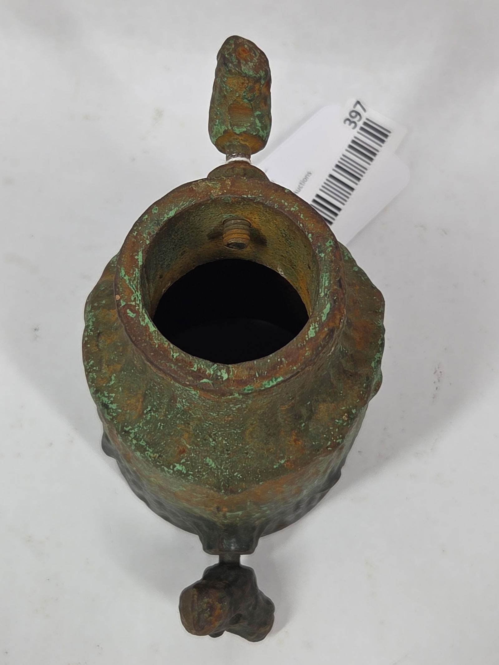 Antique Cast Iron Tree Stand Cuff - 3