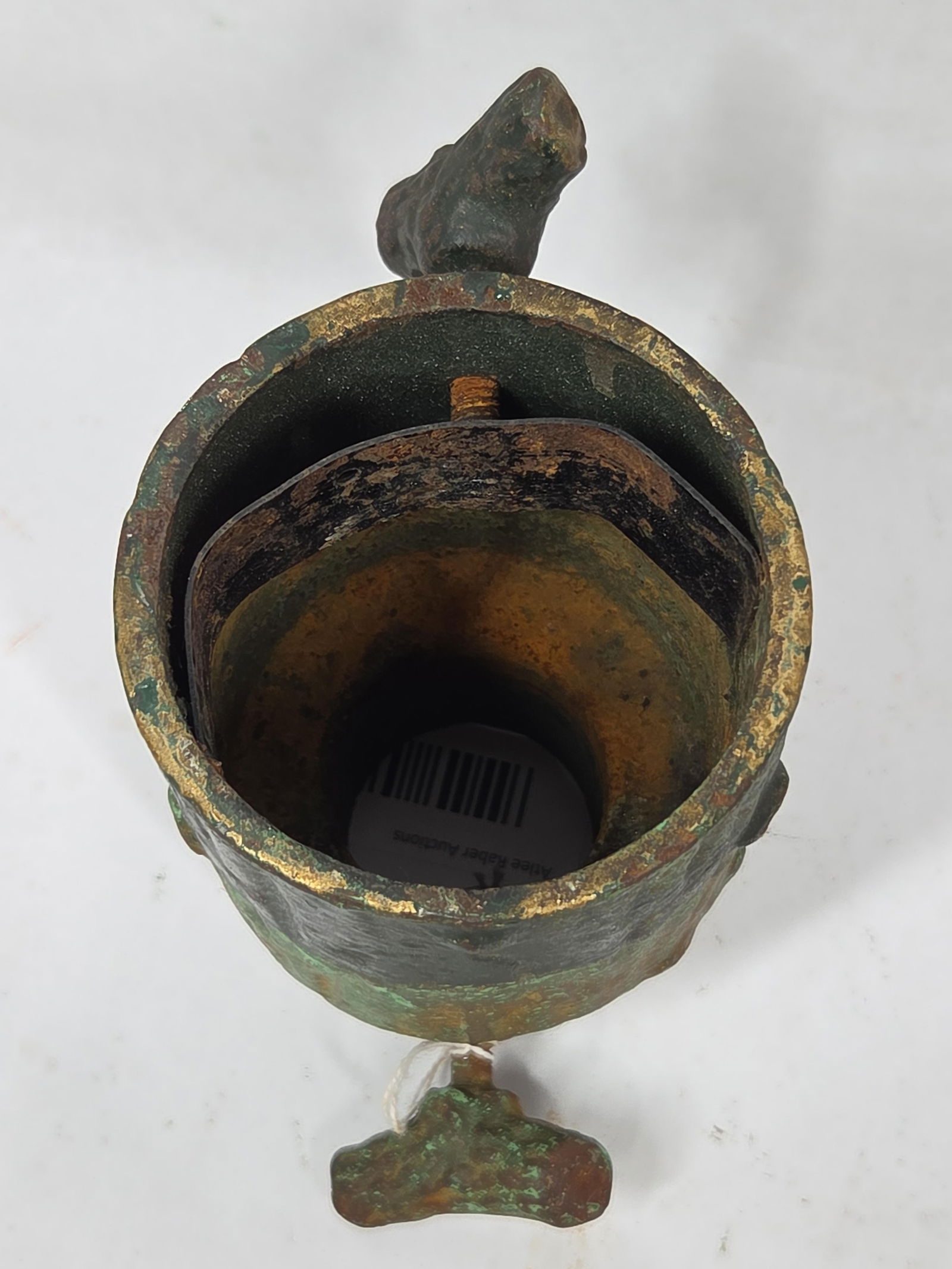 Antique Cast Iron Tree Stand Cuff - 4