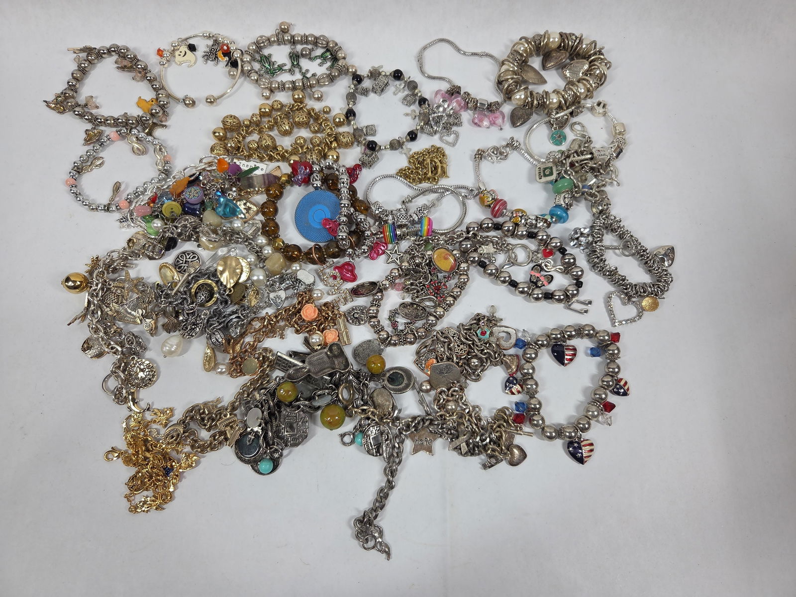 Excellent Charm and Dangle Bracelets: A great variety of bracelets with tons of charms.