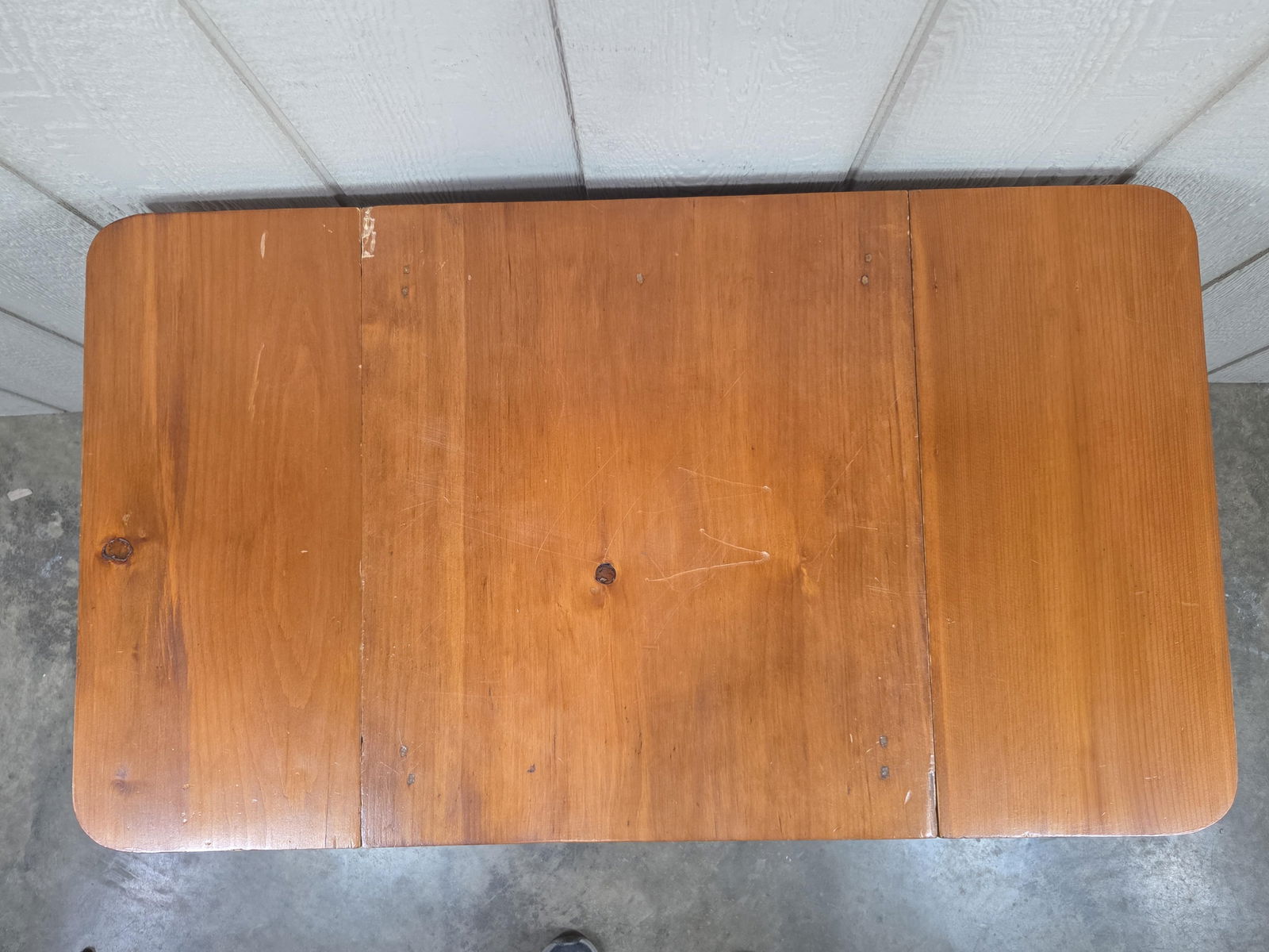 VTG One Drawer Drop Leaf Side Table - 4