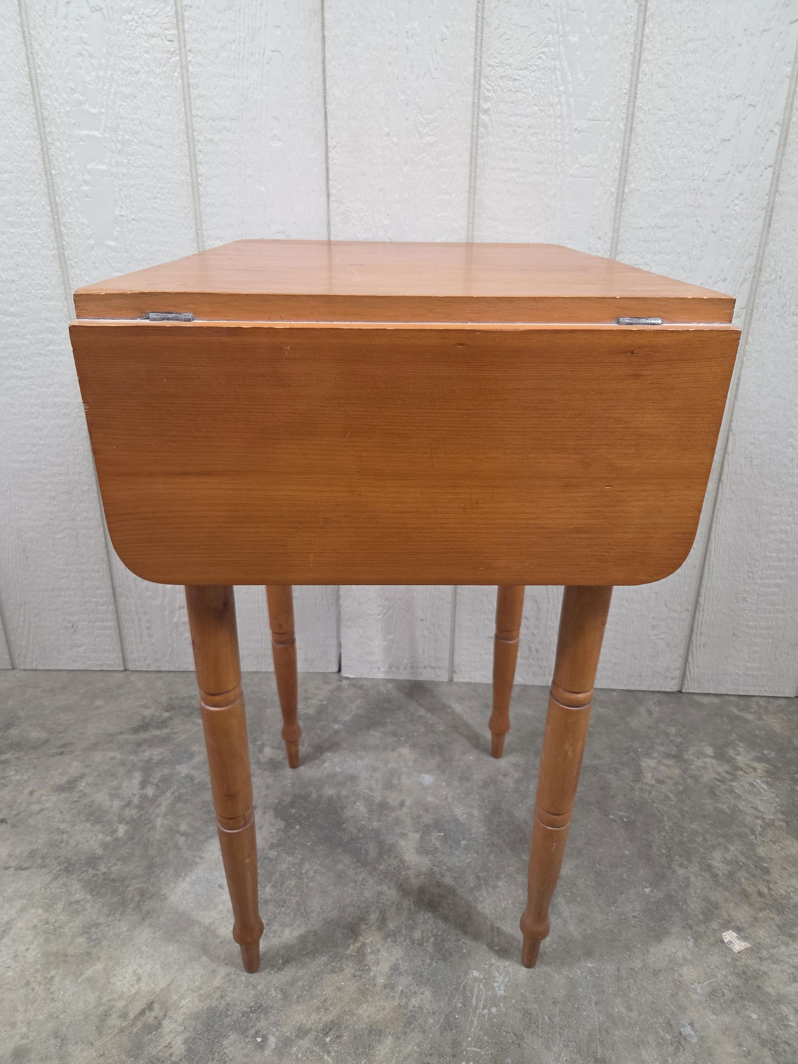 VTG One Drawer Drop Leaf Side Table - 5