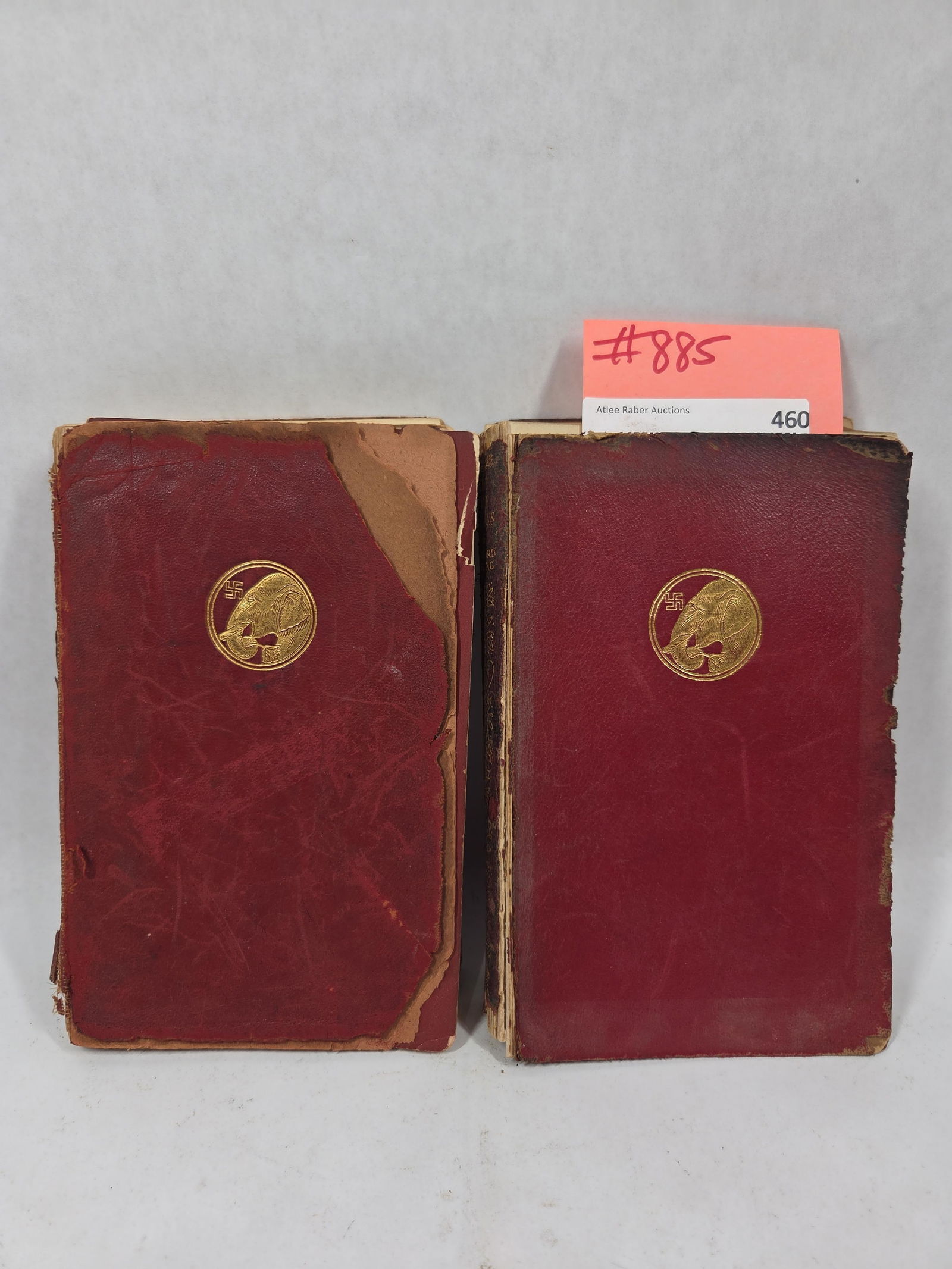 1916 The Five Nations Pocket Kipling and 1909 Just So Stories by Rudyard Kipling Readers: This great early 1900's reader lot includes 2 with one being fully intact and the other showing sections loose from binding with page deterioration as well.