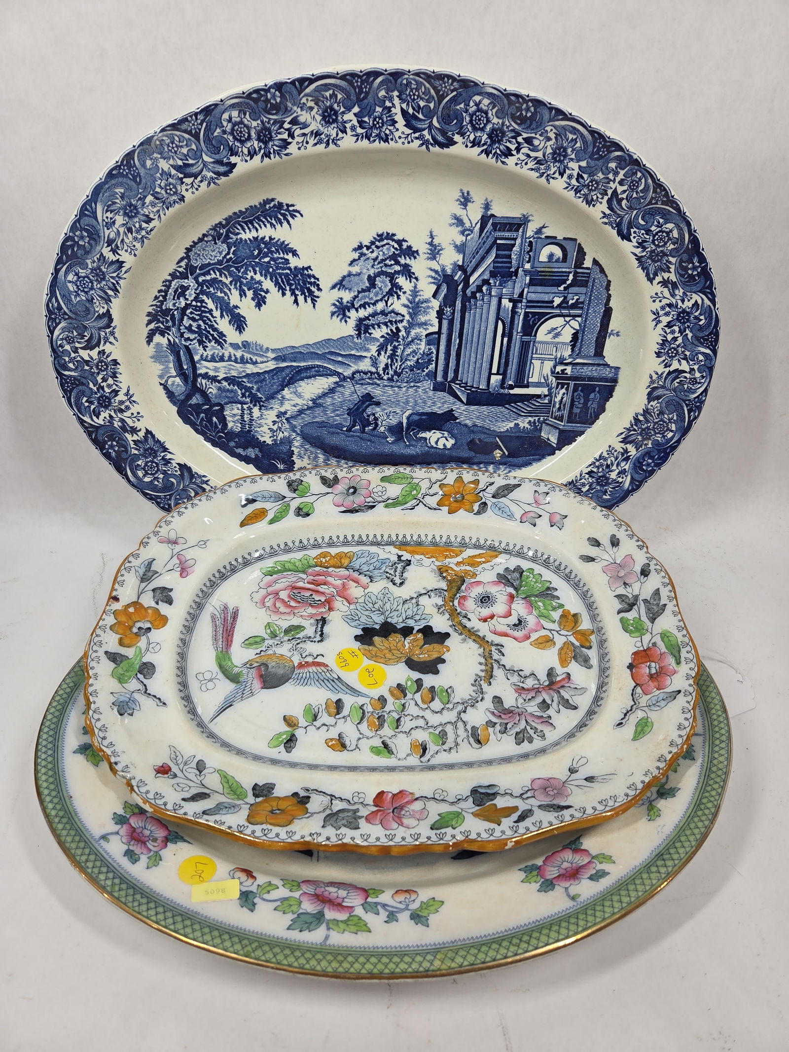 Stoke & Trent, Ashworth Bros. and Transferware English Platters (1 of 10)