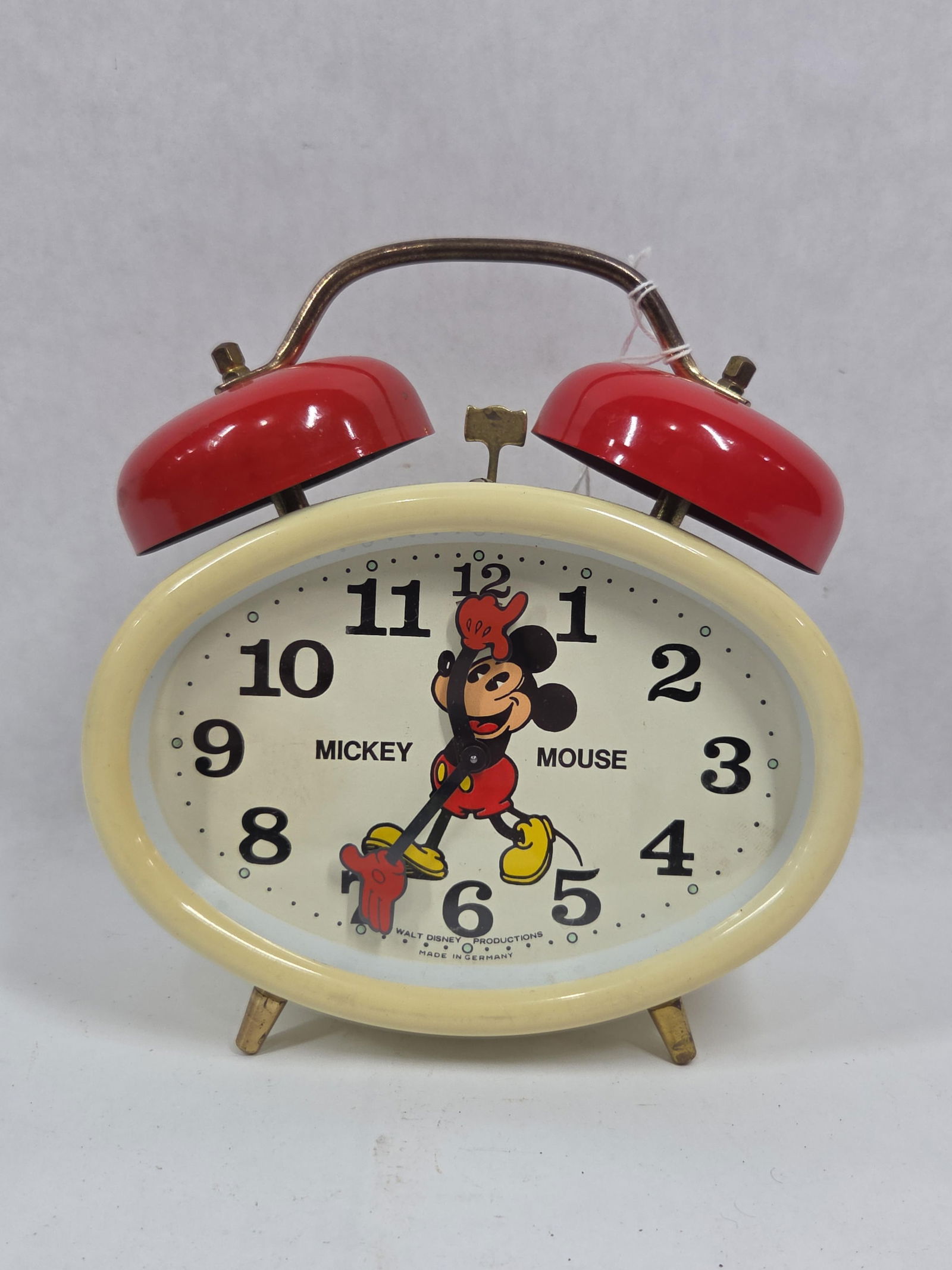 Walt Disney Productions Mickey Mouse Alarm Clock by Bradley Made in Germany (1 of 4)