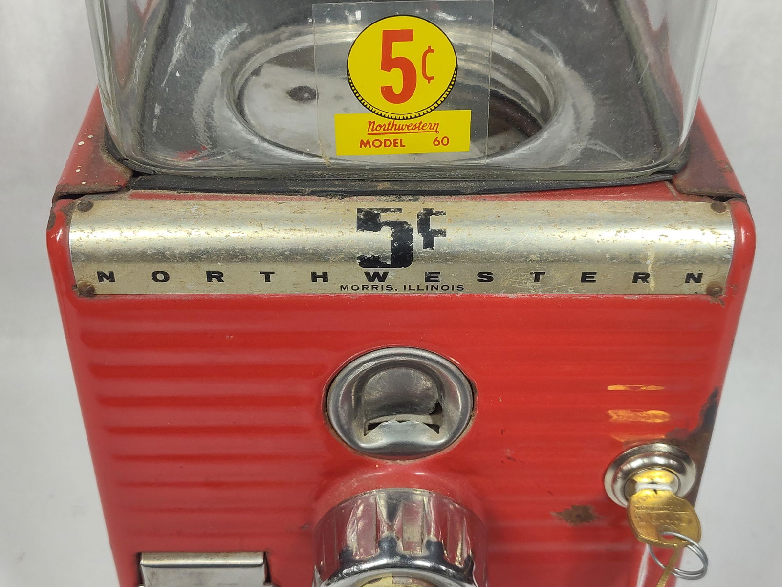 Northwestern 5 Cent Candy machine - 3