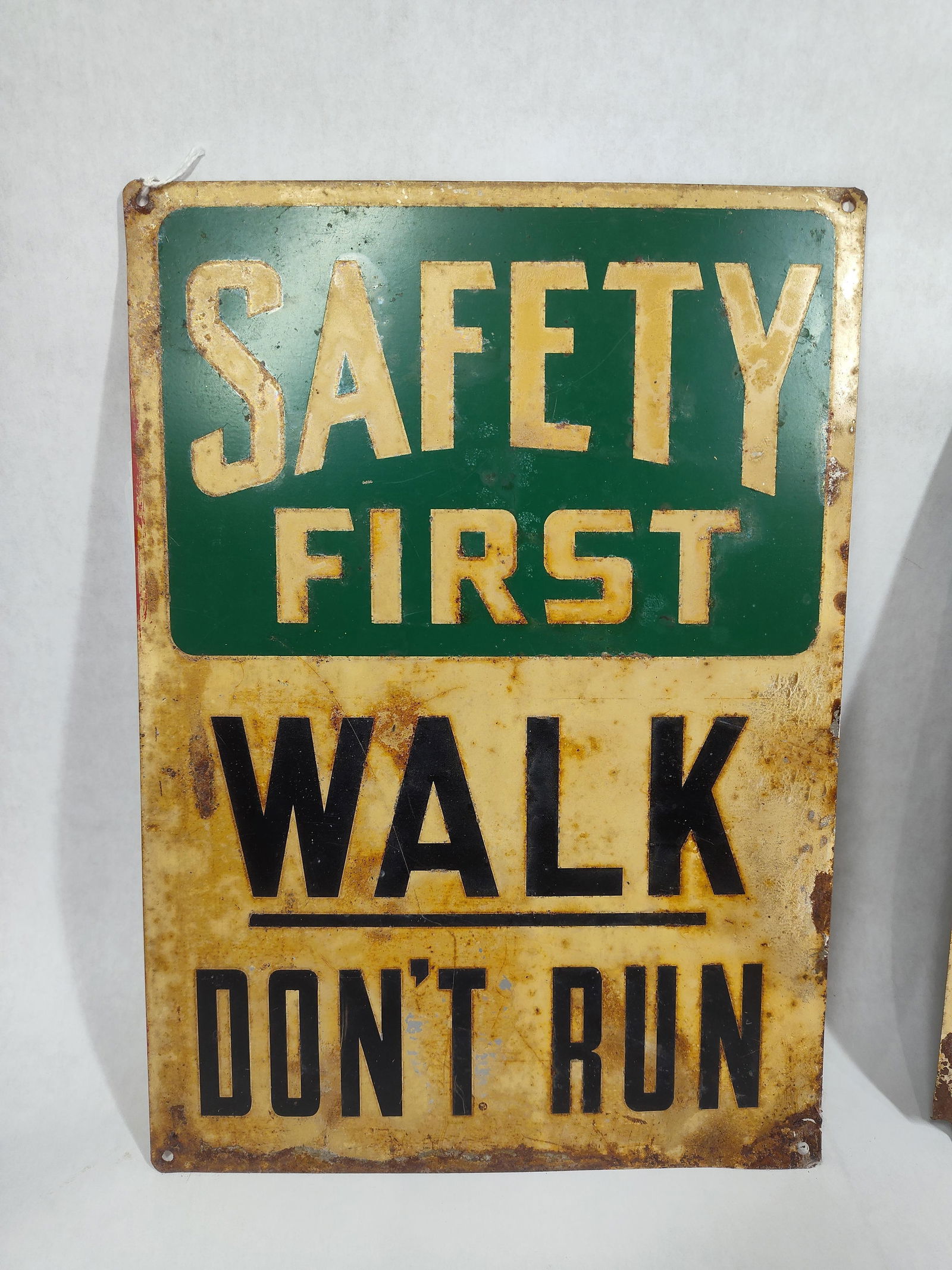 Safety First Tin Signs - 2