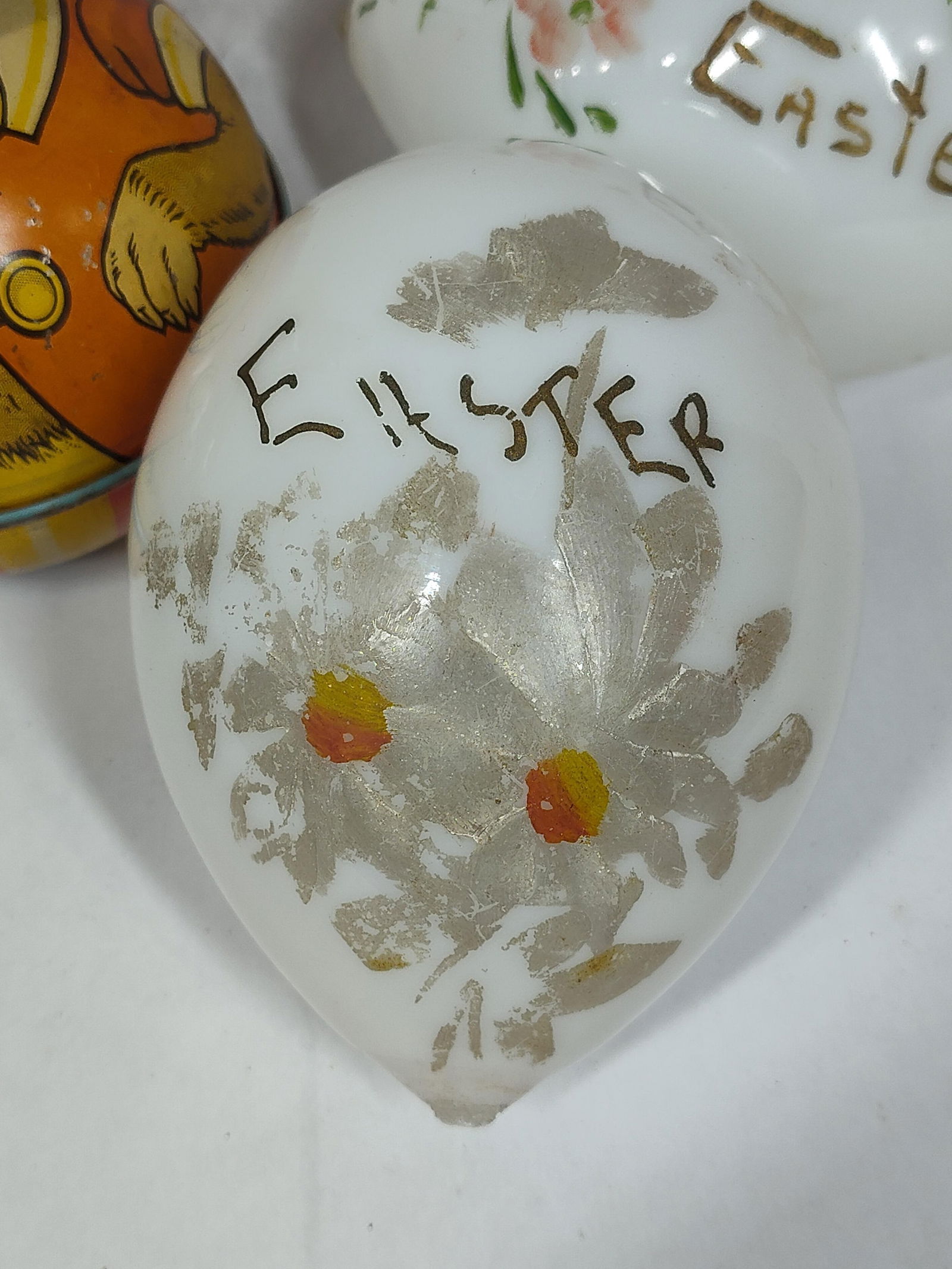 Hand Blown Easter Eggs & Tin Easter Toys - 2