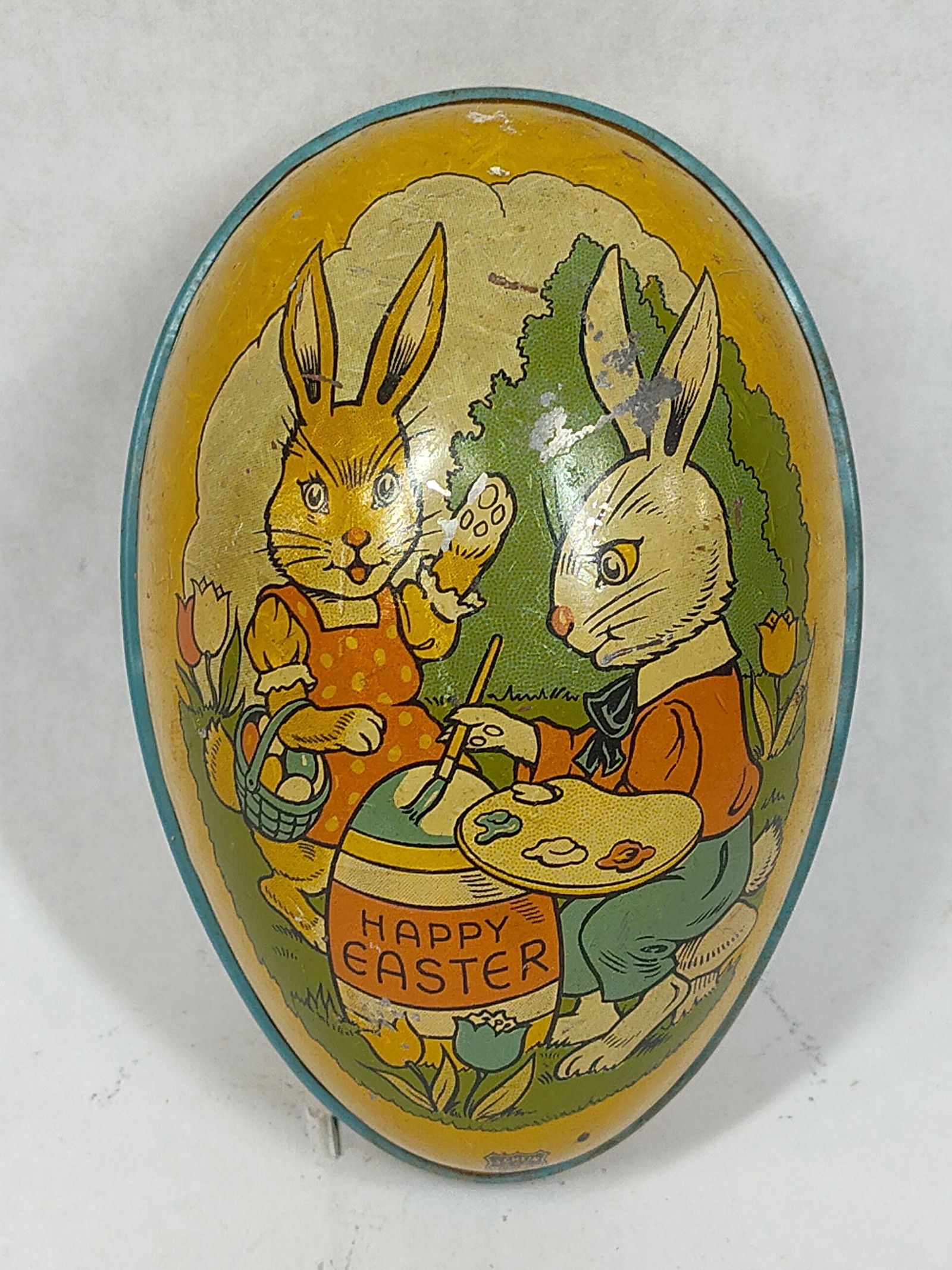 Hand Blown Easter Eggs & Tin Easter Toys - 7