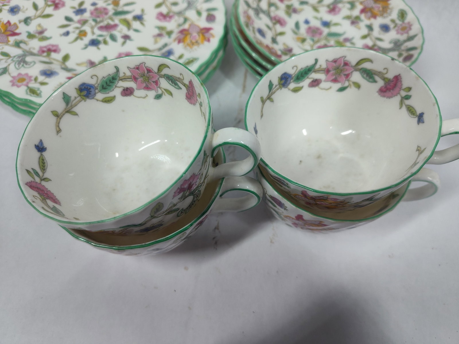 Haddon Hall Minton China Tea Set - 6