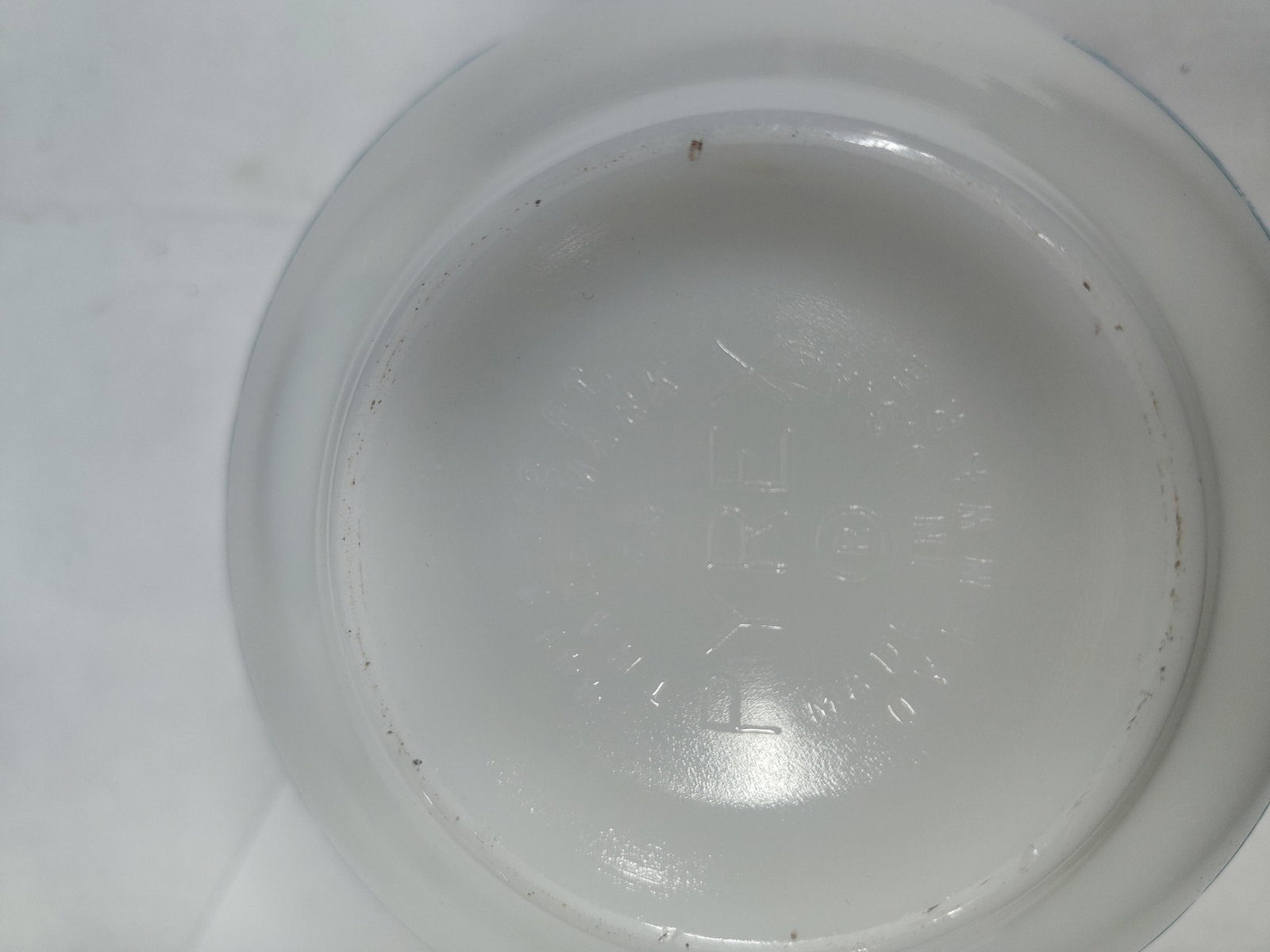 VTG Horizen Blue Cinderella Pyrex Mixing Bowl Nesting Set Complete - 6