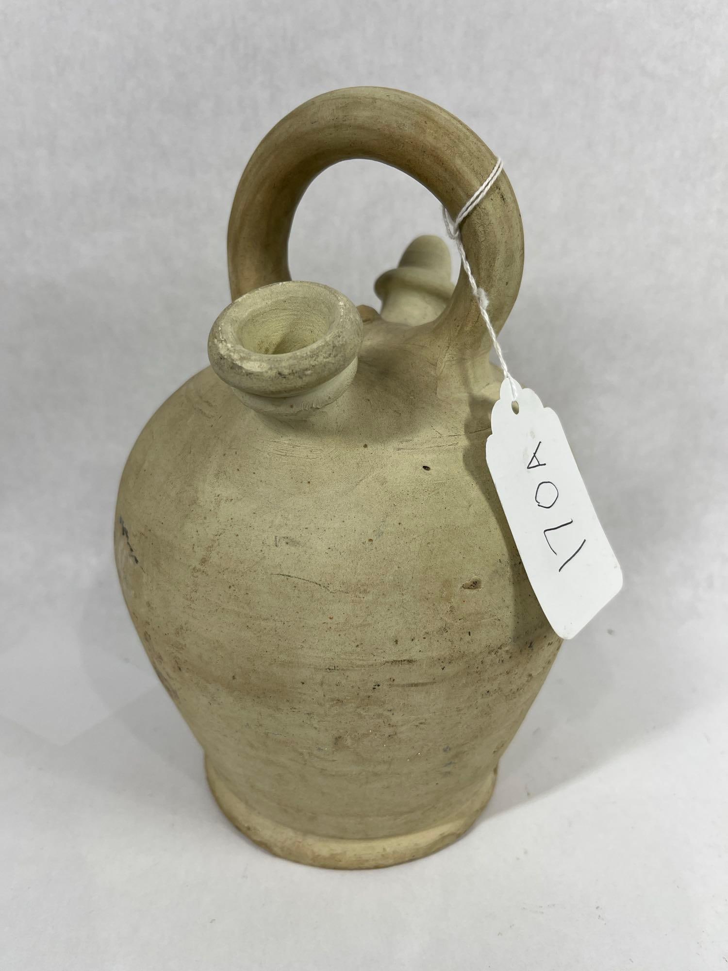 Earthenware Botijo Clag Jug - 2