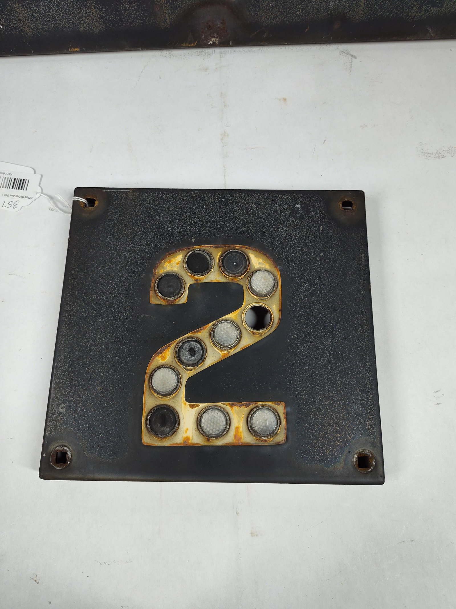 2 Tracks Rail Road Metal Sign - 2