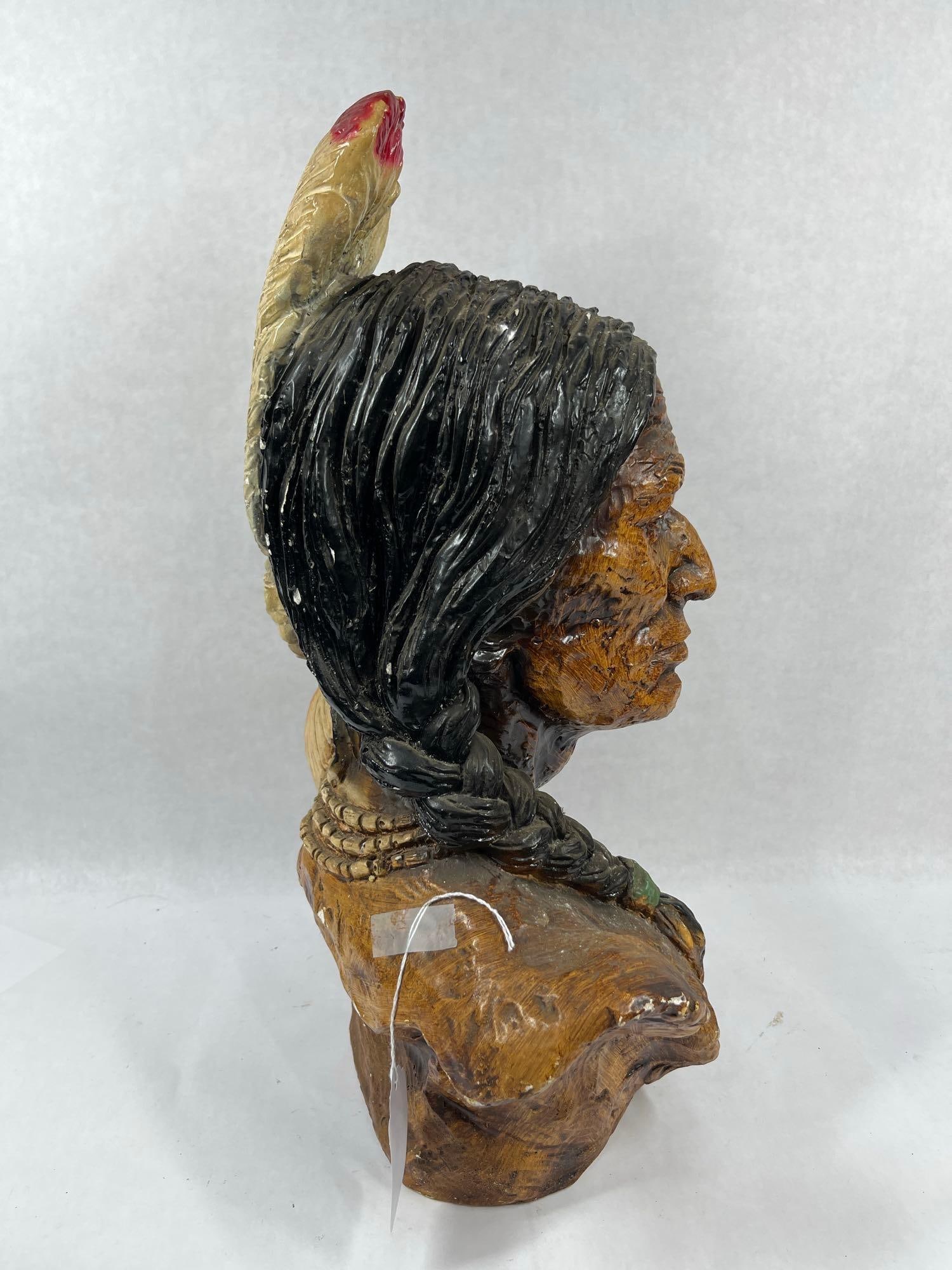 V. Kendrick Native American Chief Bust - 4