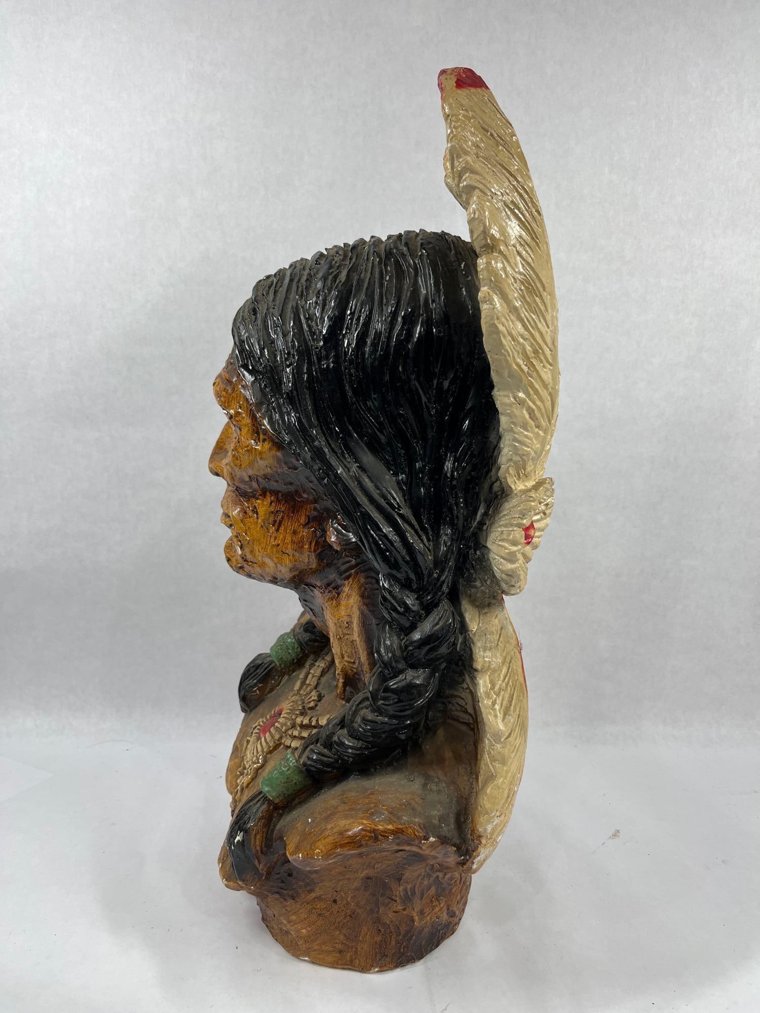 V. Kendrick Native American Chief Bust - 6