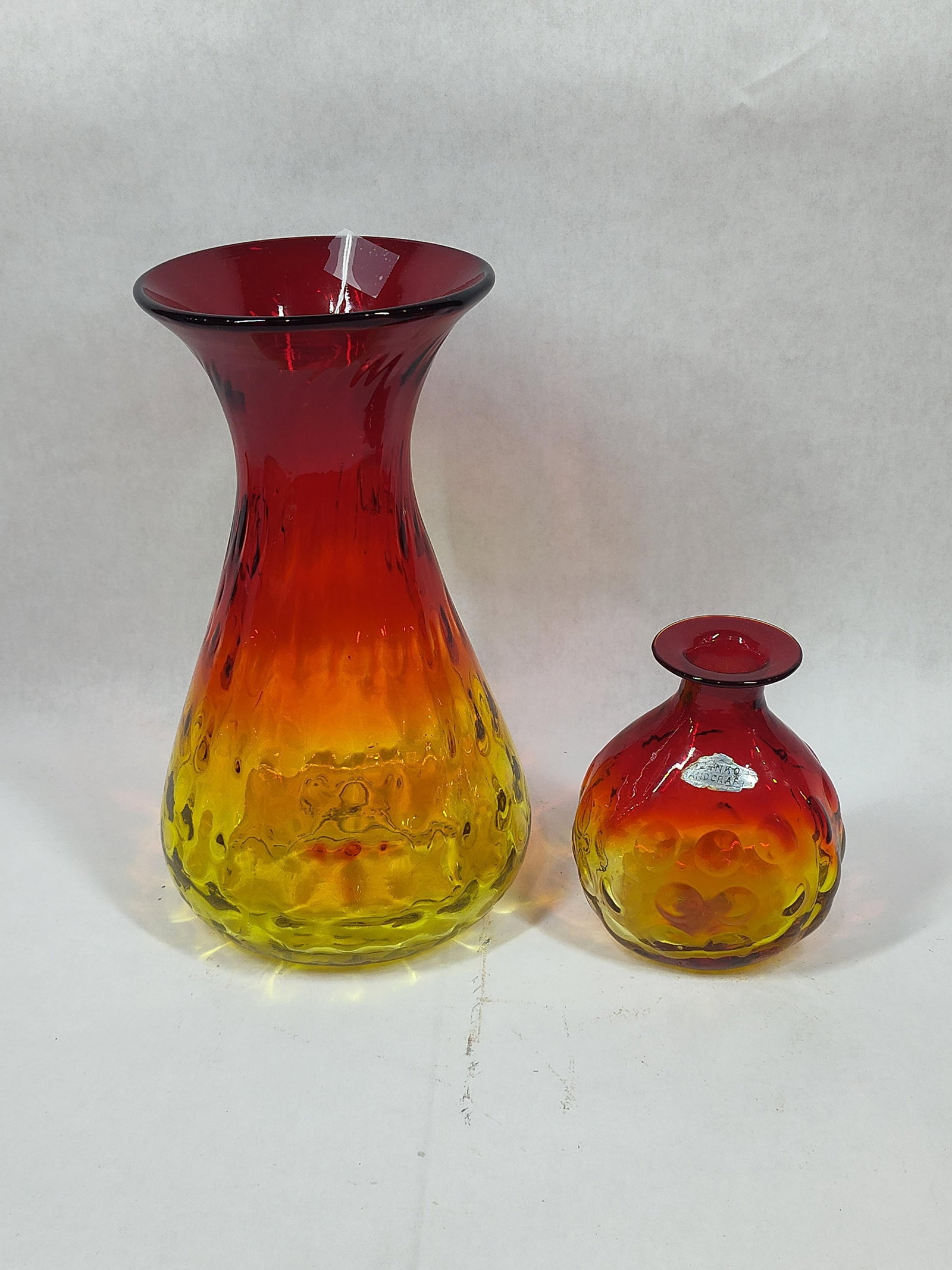 Blenko Mid Century Amberina Glass (1 of 7)