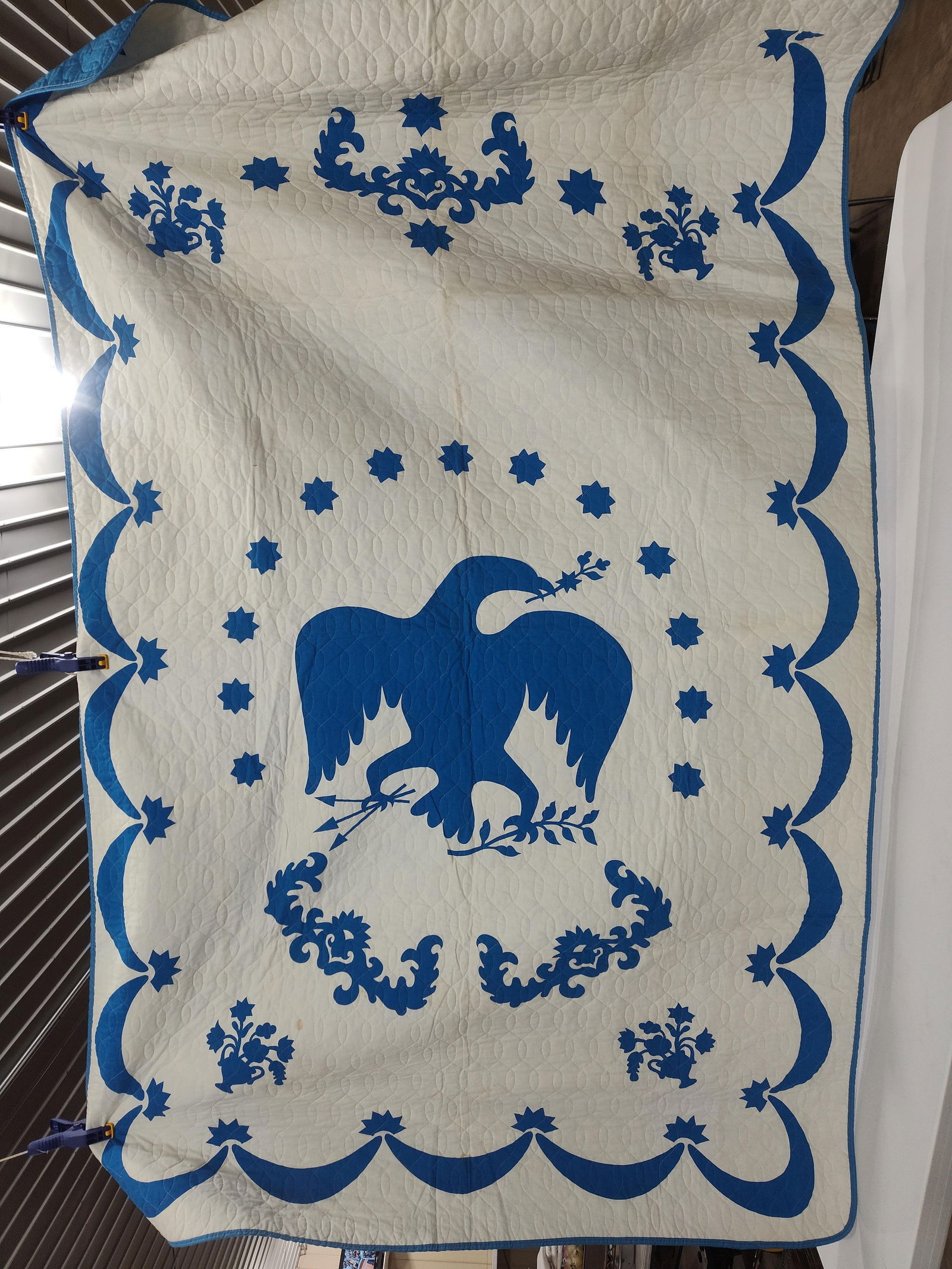 Bicentennial Patriotic Eagle Quilt - 2
