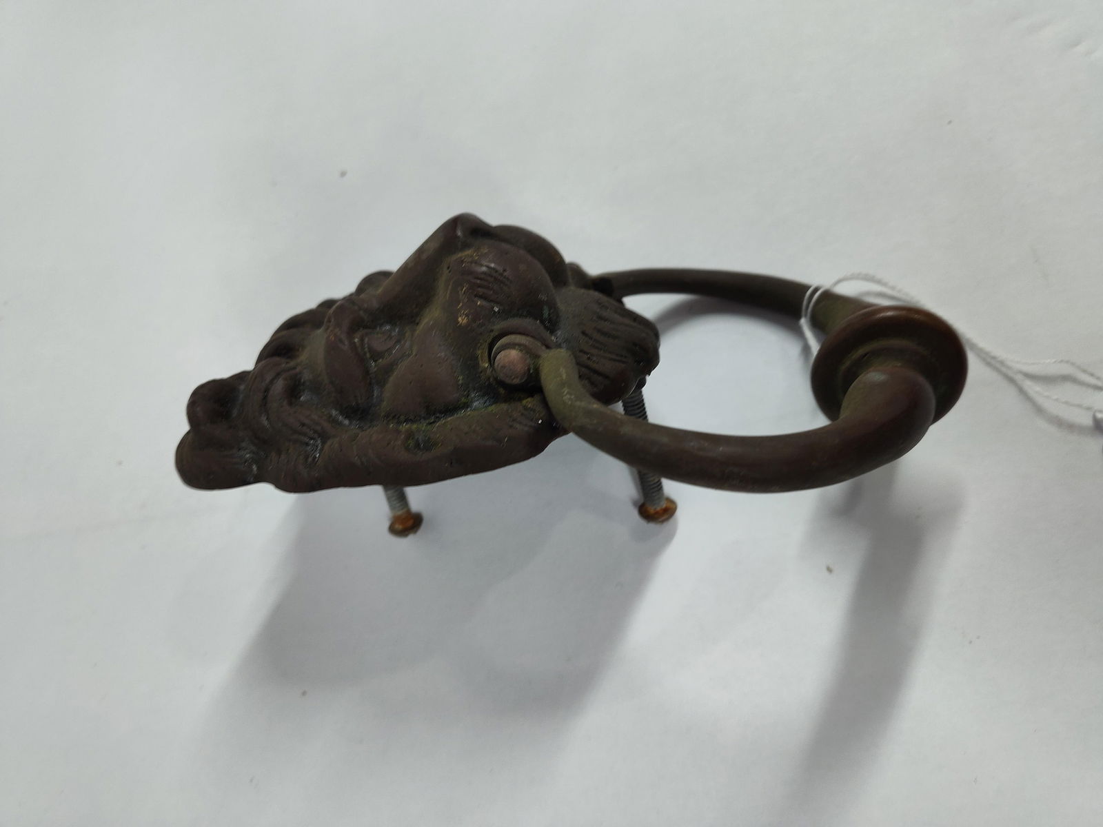 Brass Lion Head Door Knocker - 2