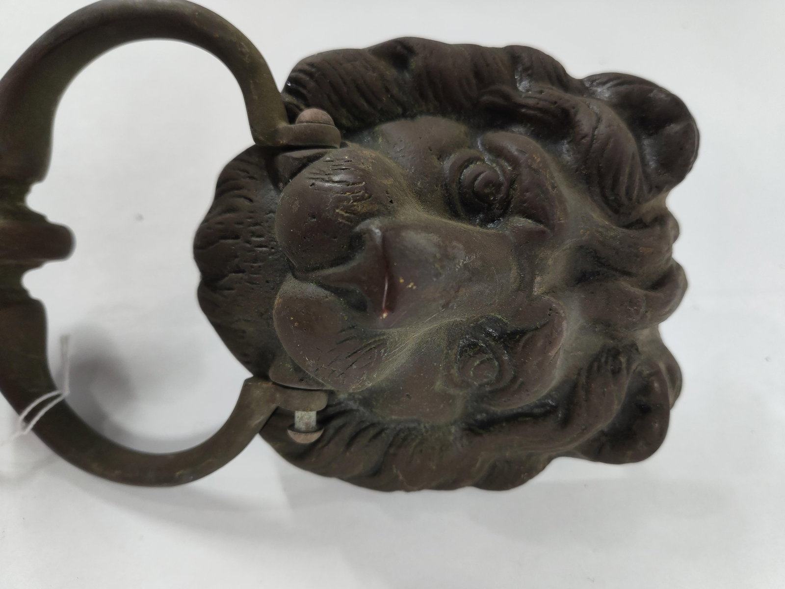 Brass Lion Head Door Knocker - 3