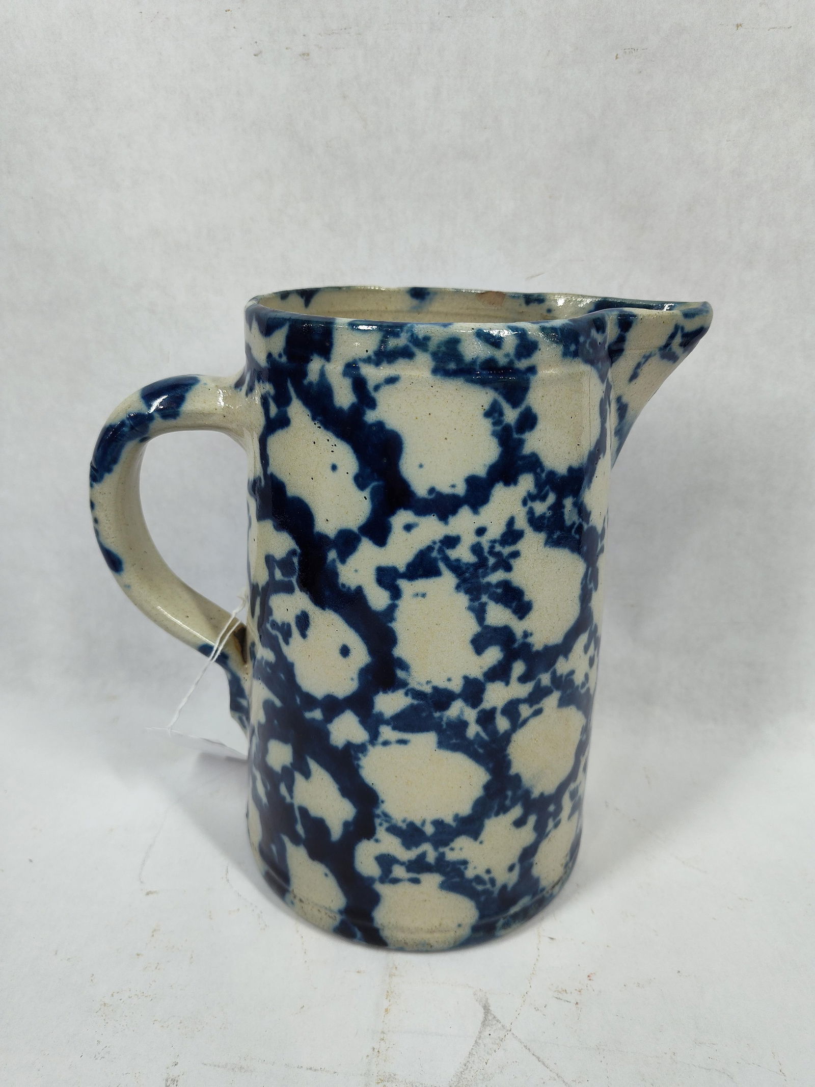 Spongeware 19th Century Pitcher - 2