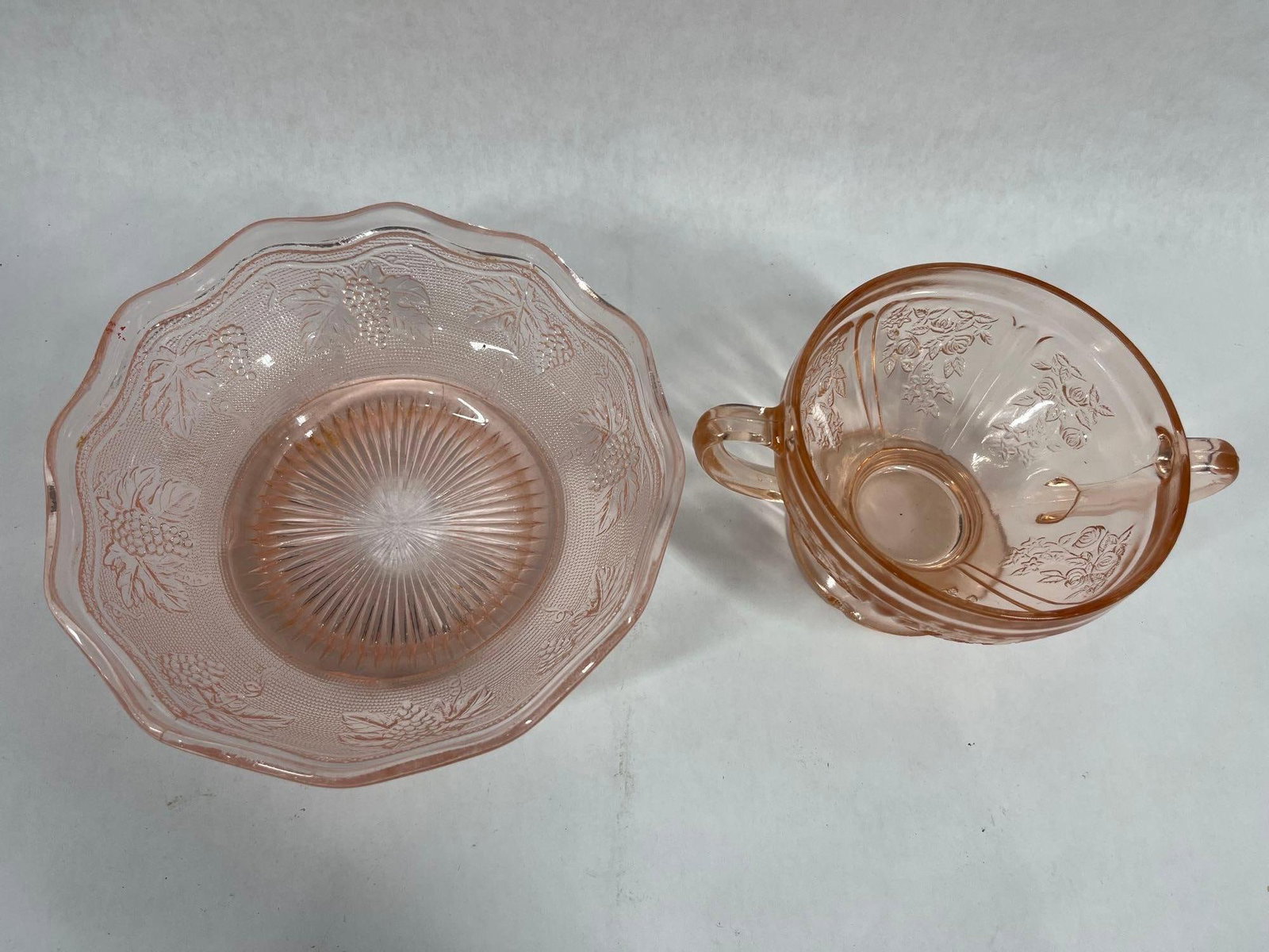 Pink Depression Glass - 6