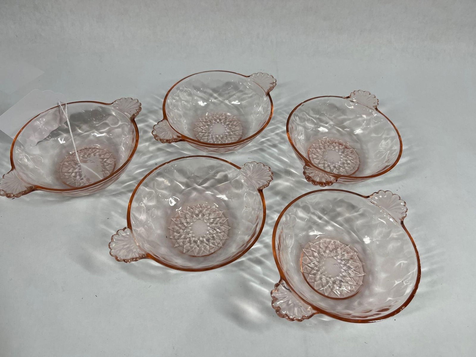 Pink Depression Glass - 7