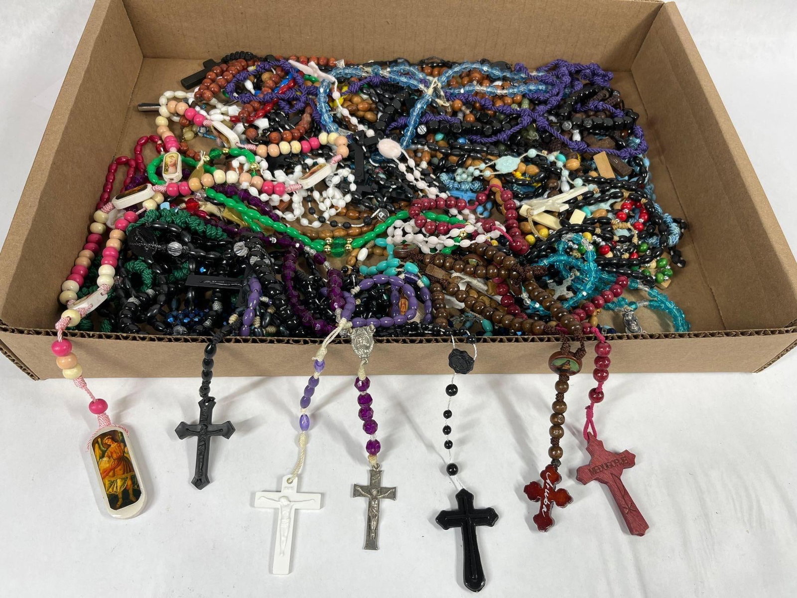 Beaded Roseries and Crosses: A great variety.