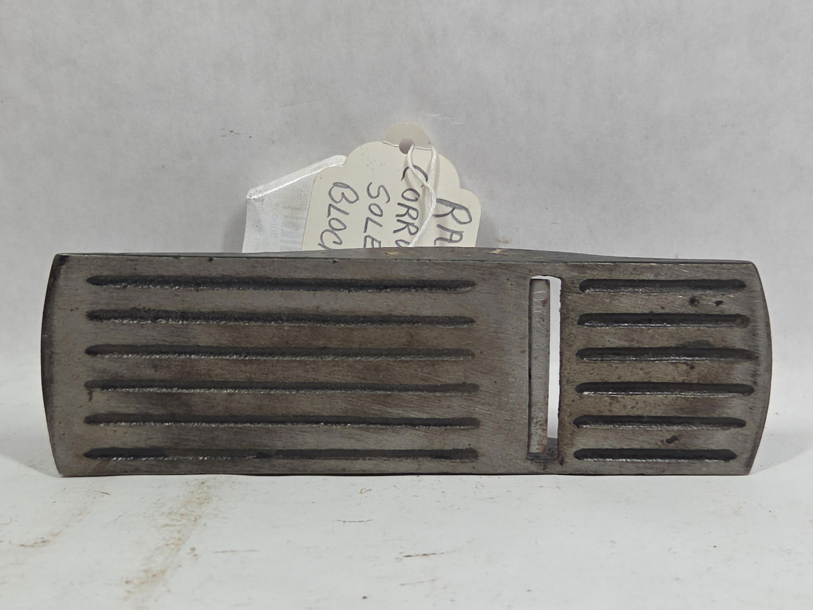 Rare Corrugated Sole Block Pattern Makers Plane - 5