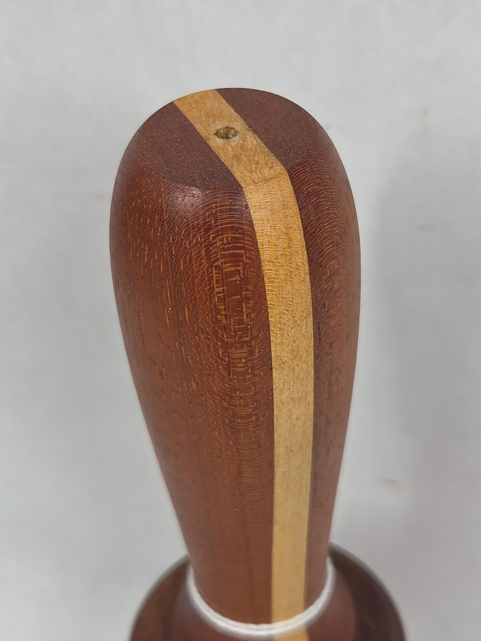 Custom Hand Turned Cherry and Maple Mallet - 2