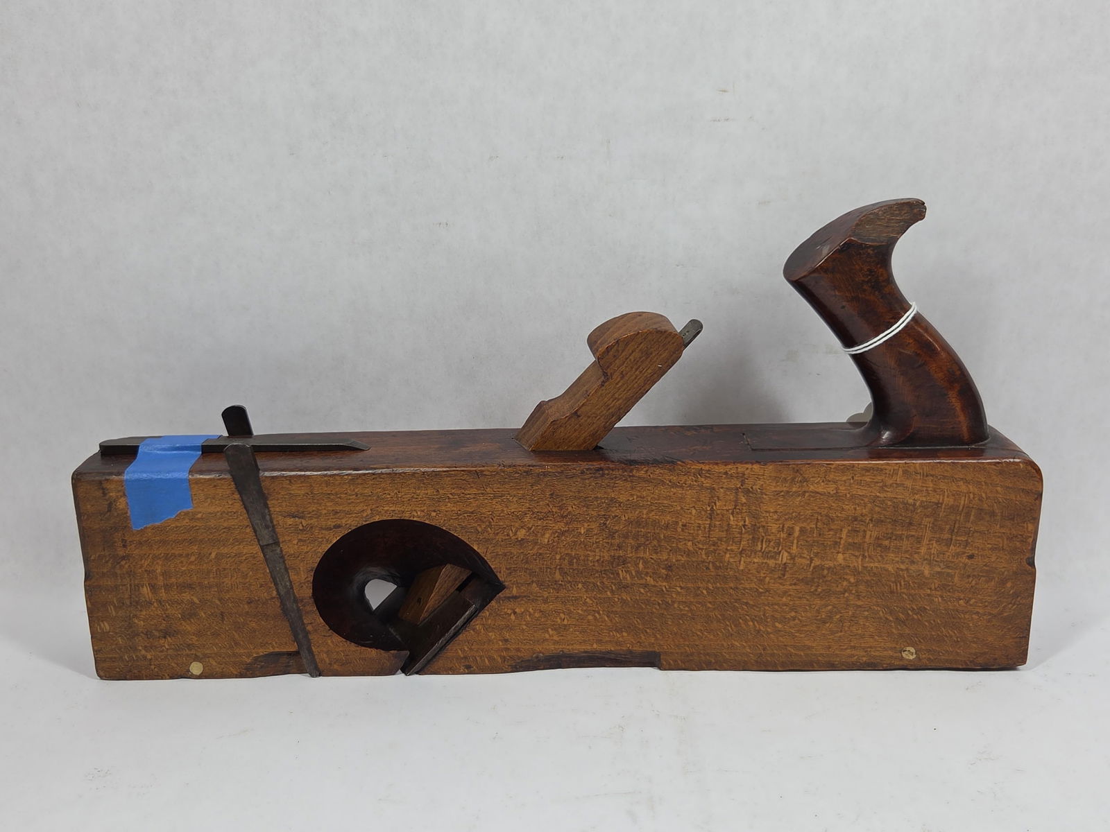 T. Tileston Large Rabbet Handled Plane: 2in x 14 3/8