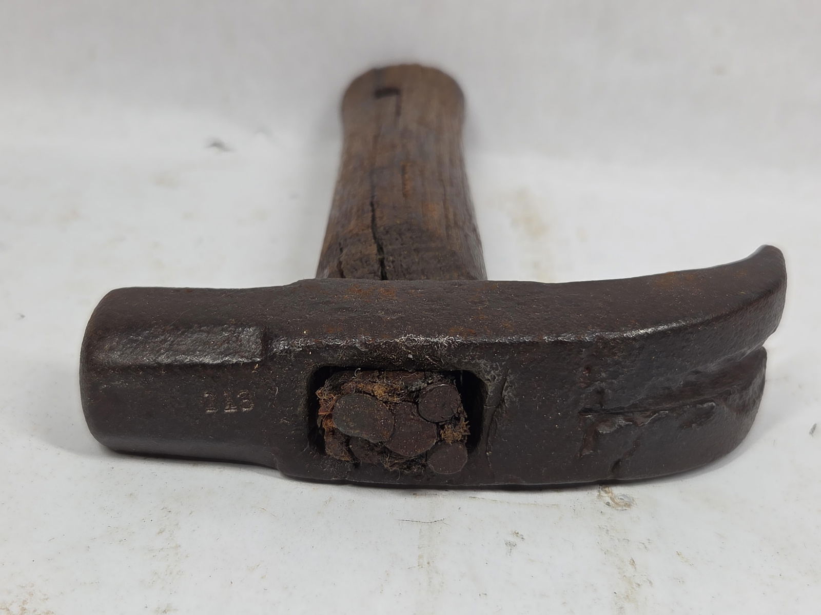 3 Blacksmith Hand Forged Hammers - 9