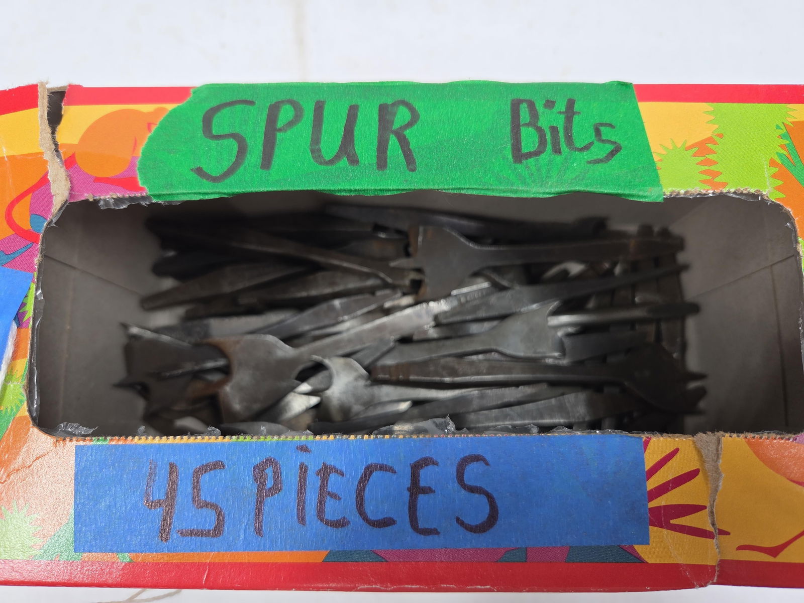 40+ Spur Bits: Various sizes and brands
