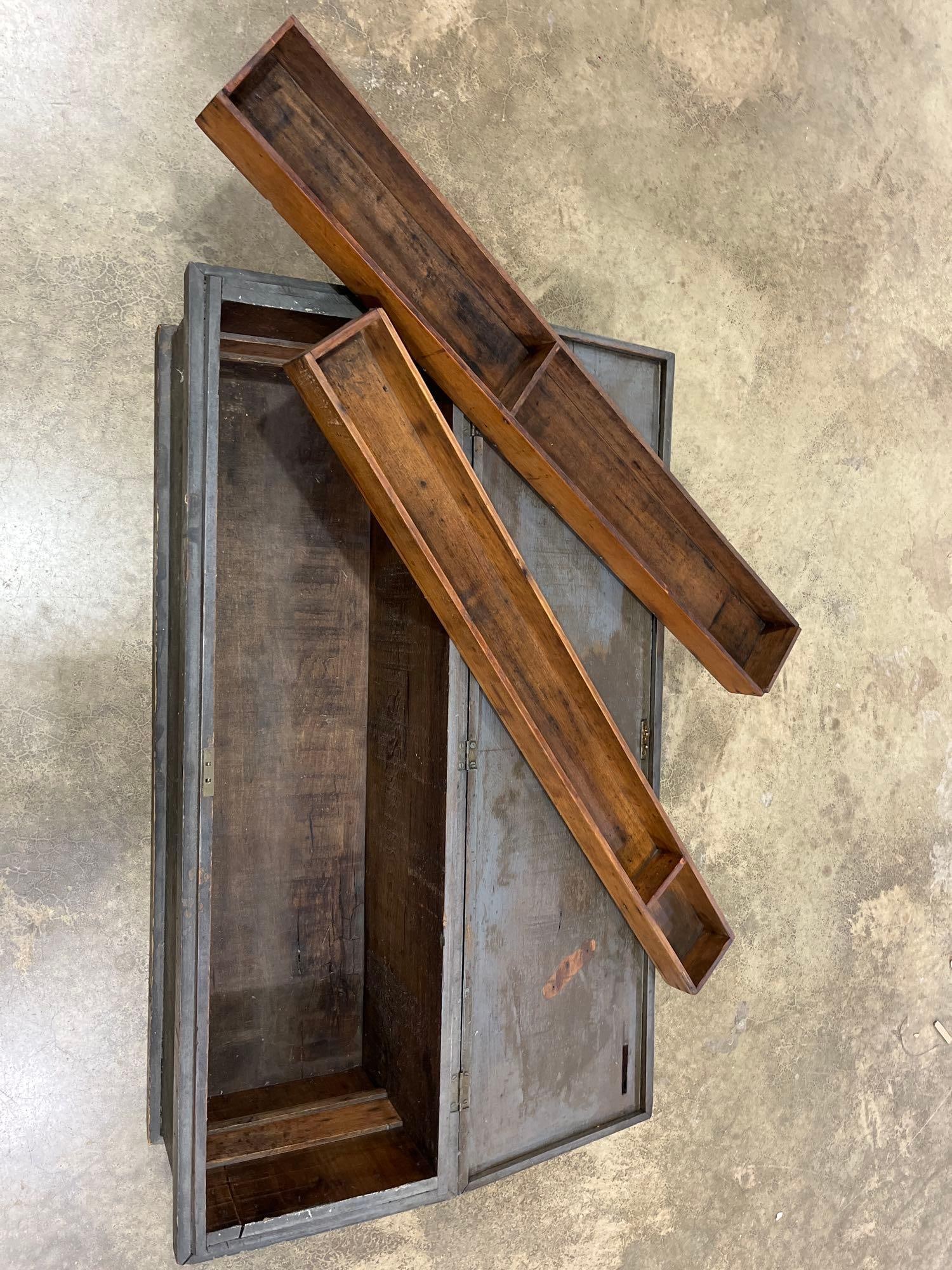 Primitive Painted Tool Chest - 3