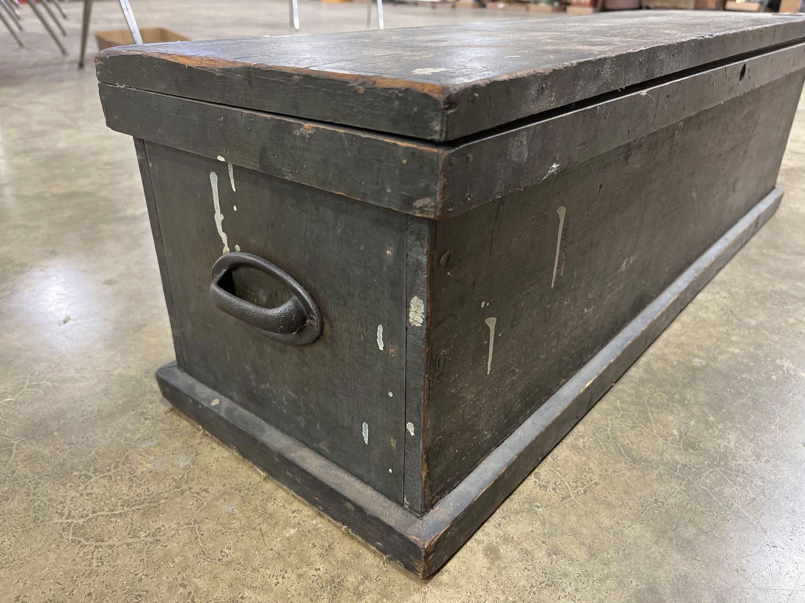 Primitive Painted Tool Chest - 4