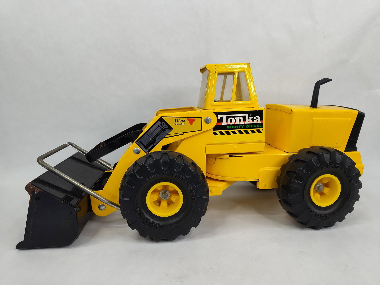 Tonka Mighty Diesel Front End Loader Pressed Steel Industrial Toy (1 of 5)
