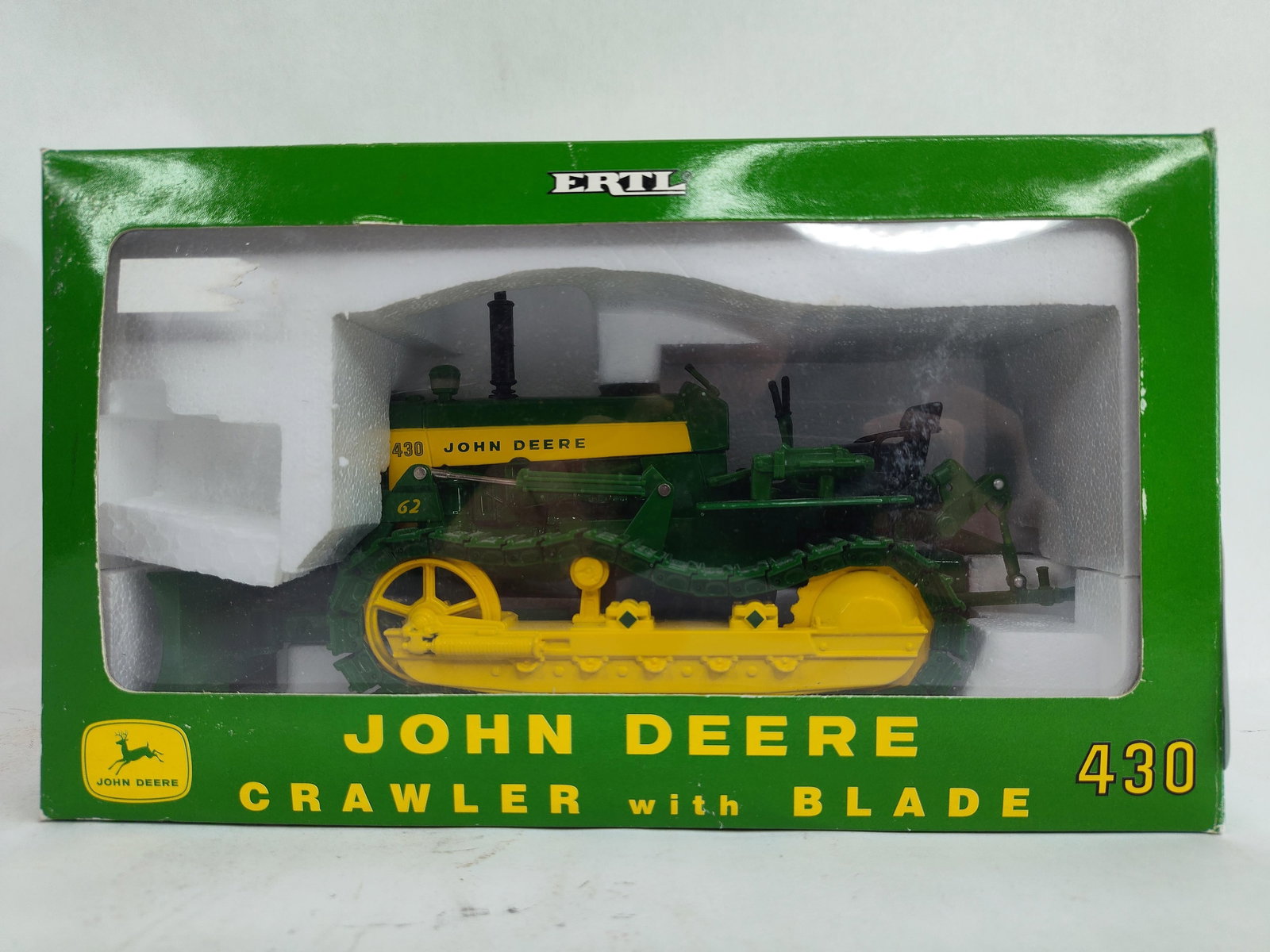 Ertl John Deere Industrial 430 Crawler w/ Blade 20th Ann. Plow City Farm Toy Show Collector Edition (1 of 5)
