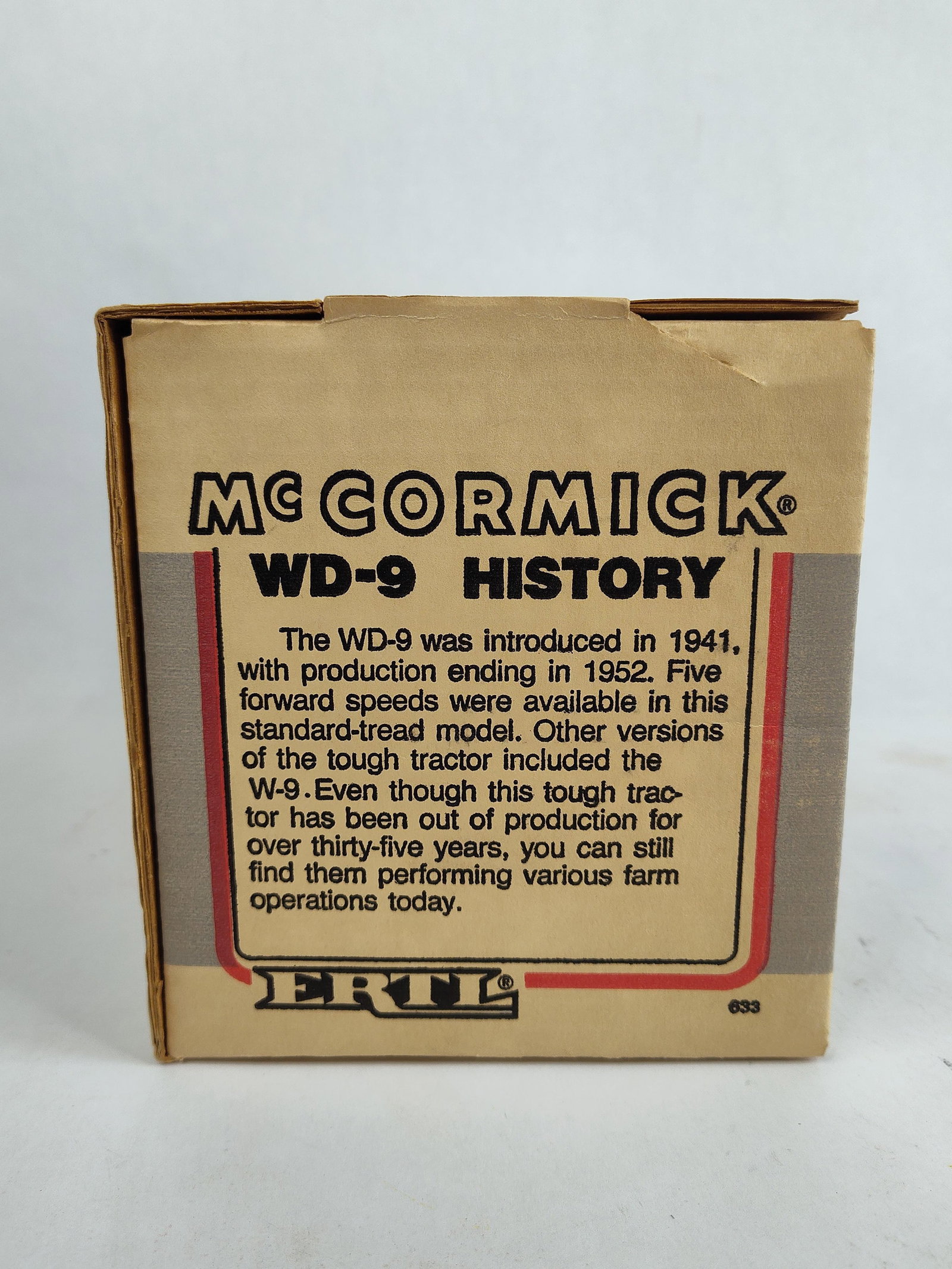 Ertl McCormick WD-9 WF Tractor - 5