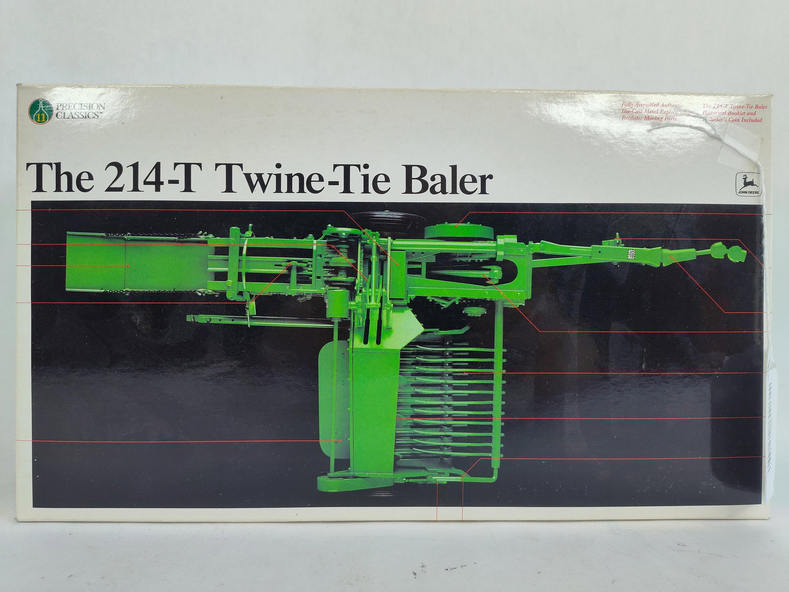 Ertl John Deere HD 214T Twine Tie Baler Precision Classics No. 11 Collector Edition: NOS?1/16 ScaleStock no. 5770