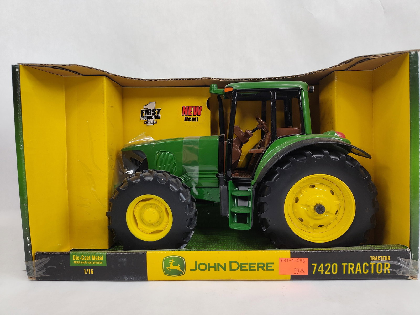 Ertl John Deere 7420 First Production Tractor w/ Cab: NOS?1/16 scale?Stock no. 15596