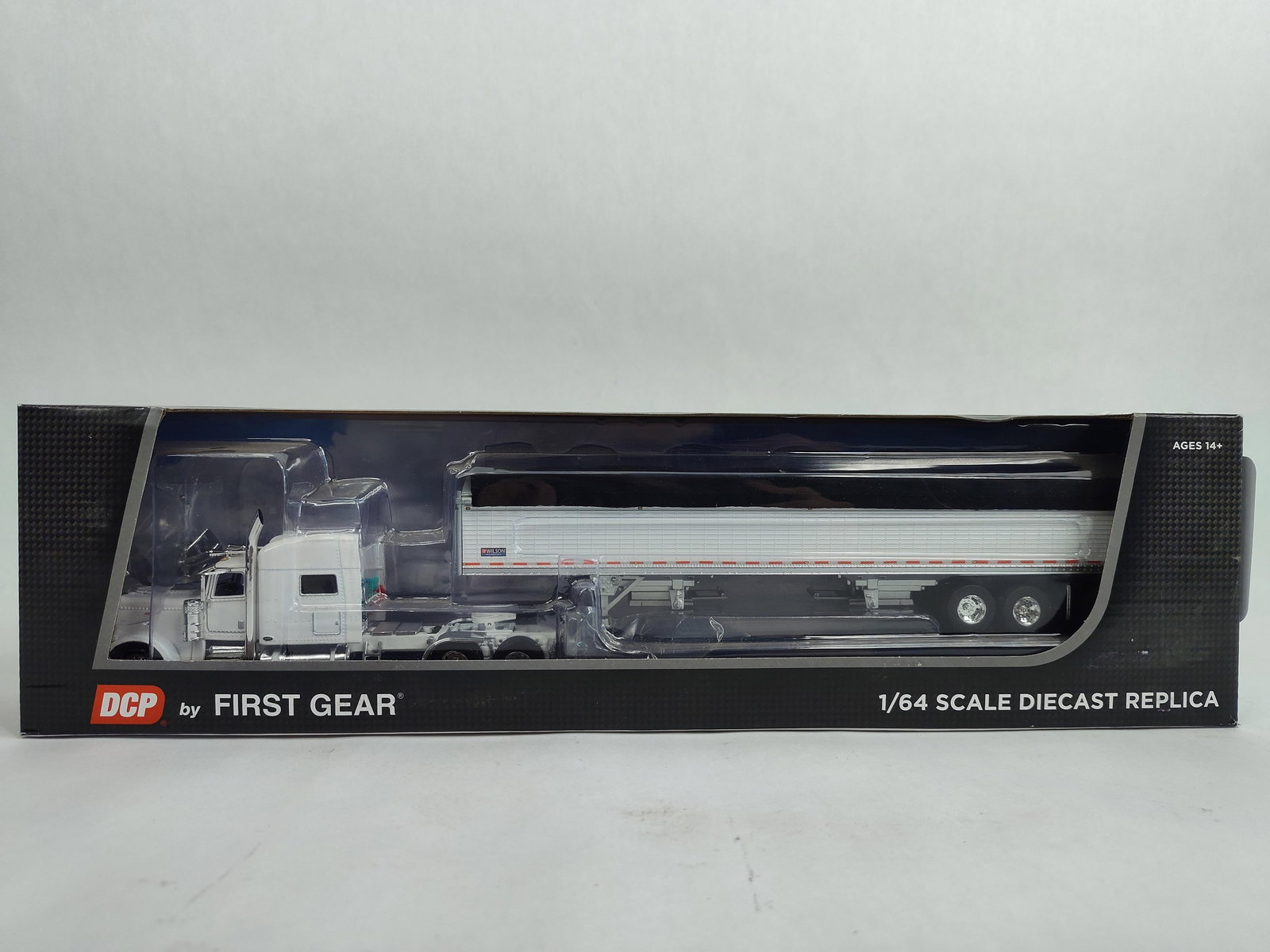 DCP First Gear Peterbilt 389 Promo Model w/ Tri Axle Grain Trailer (1 of 4)