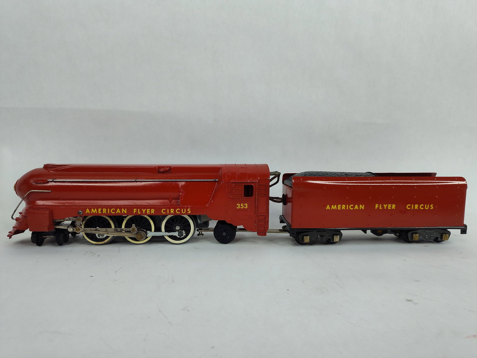 American Flyer Gilbert Trains Lot Inc. Circus Train Locomotive and Tender (1 of 6)
