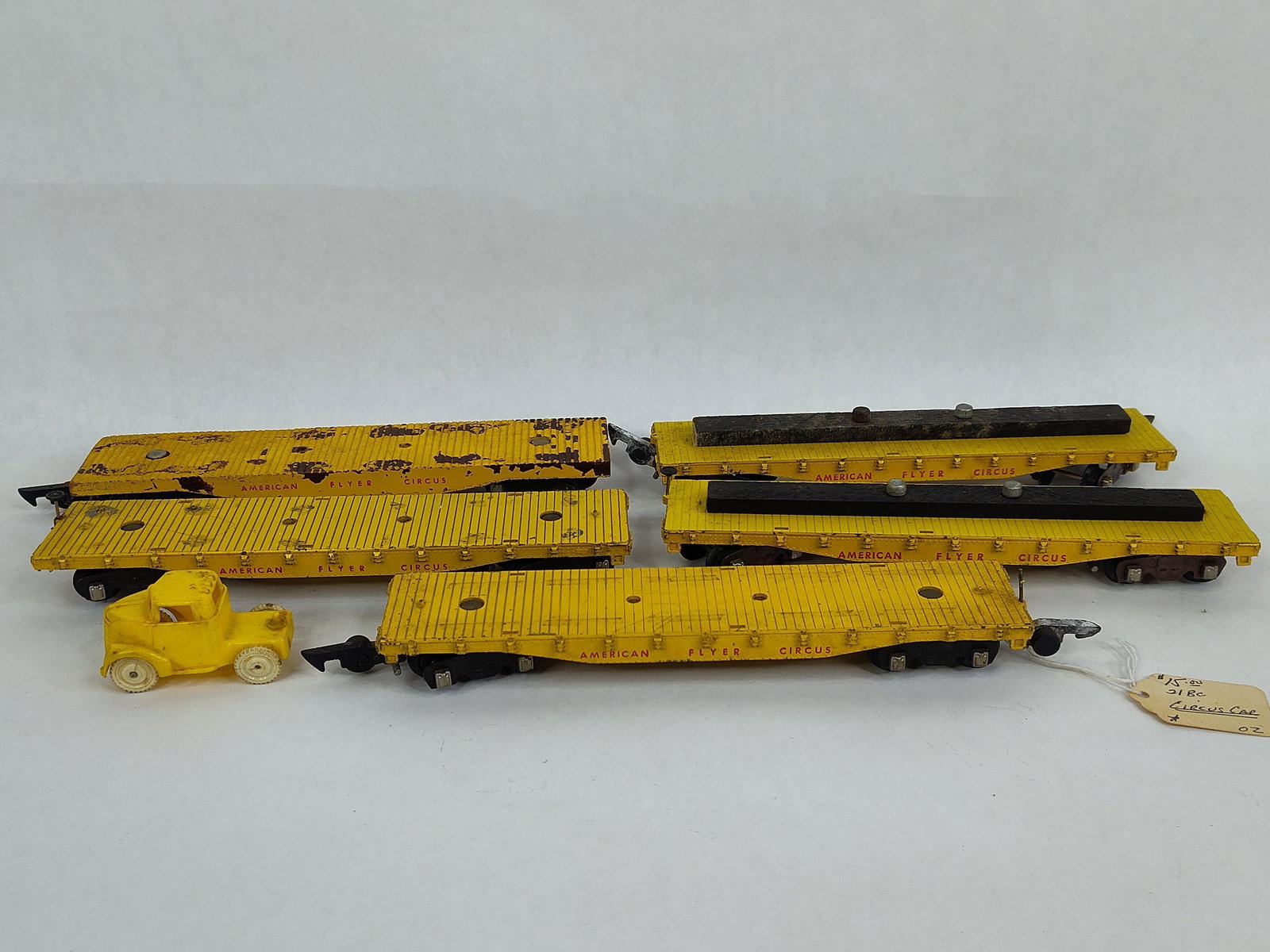 American Flyer Gilbert Circus Flat Car Carriers (1 of 8)