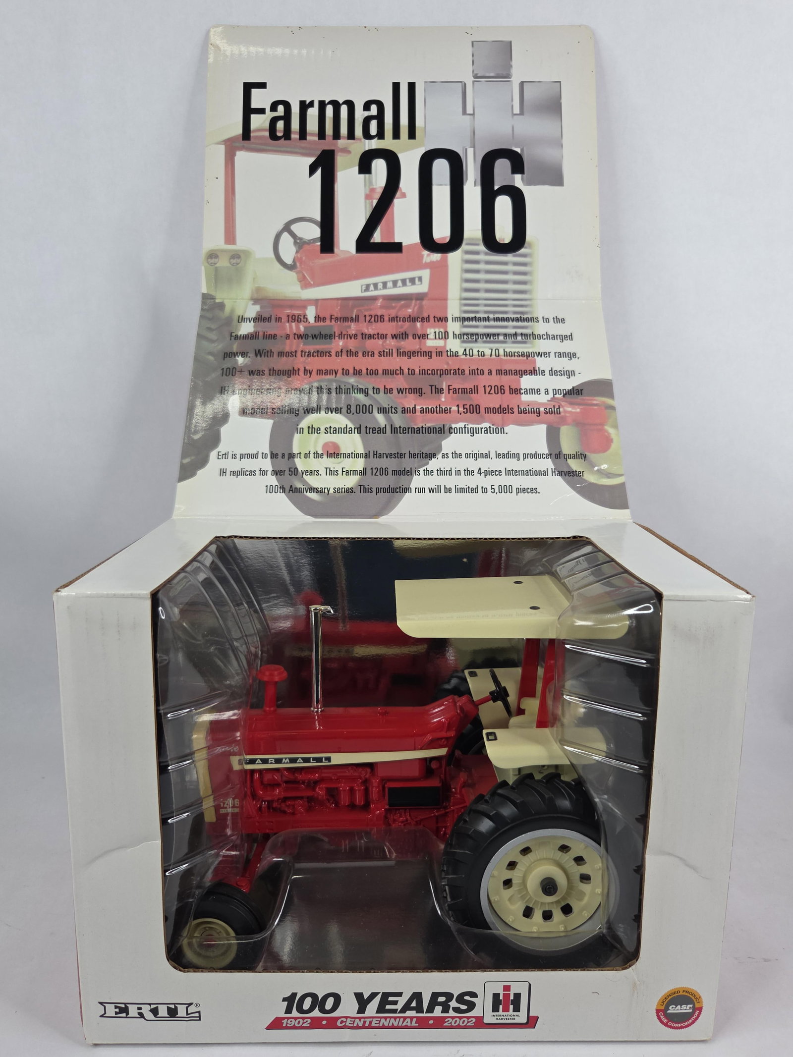 Ertl IH Farmall WF 1206 Turbo Tractor w/ Canopy Special 100 Years Special Collector Edition (1 of 6)