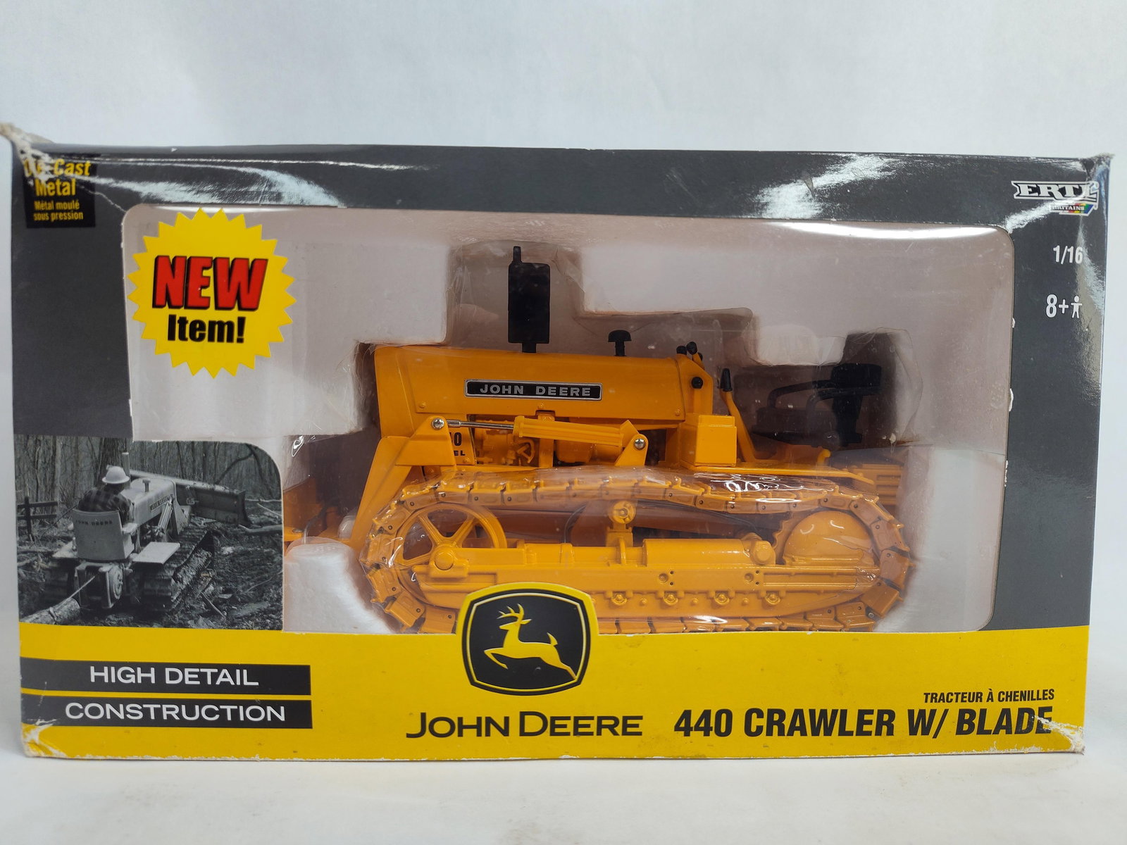 Ertl John Deere HD Industrial 440 Crawler w/ Blade High Detailed Construction Scale Model (1 of 5)