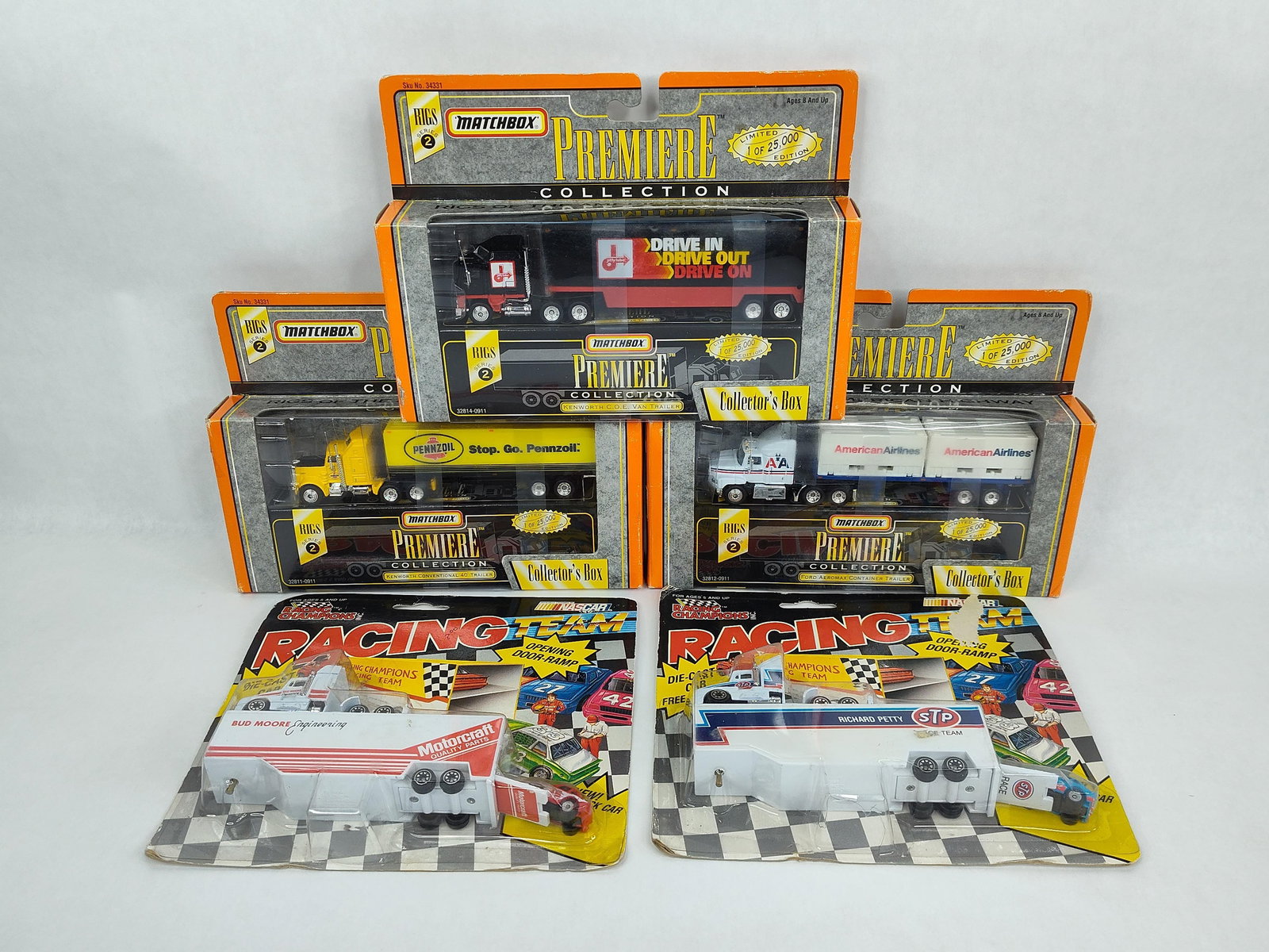 Racing Champions & Matchbox Collectible Truck and Trailer Lot (1 of 9)