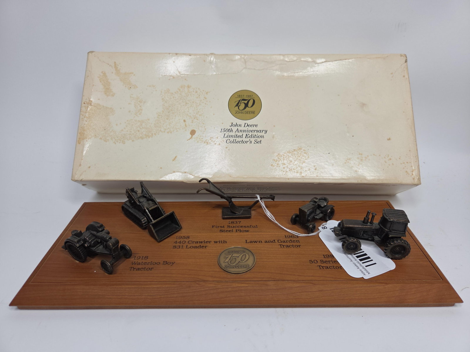 Ertl John Deere 150th Ann. Limited Collector Blueprint Replica Series Set of Farm Implement Models (1 of 10)