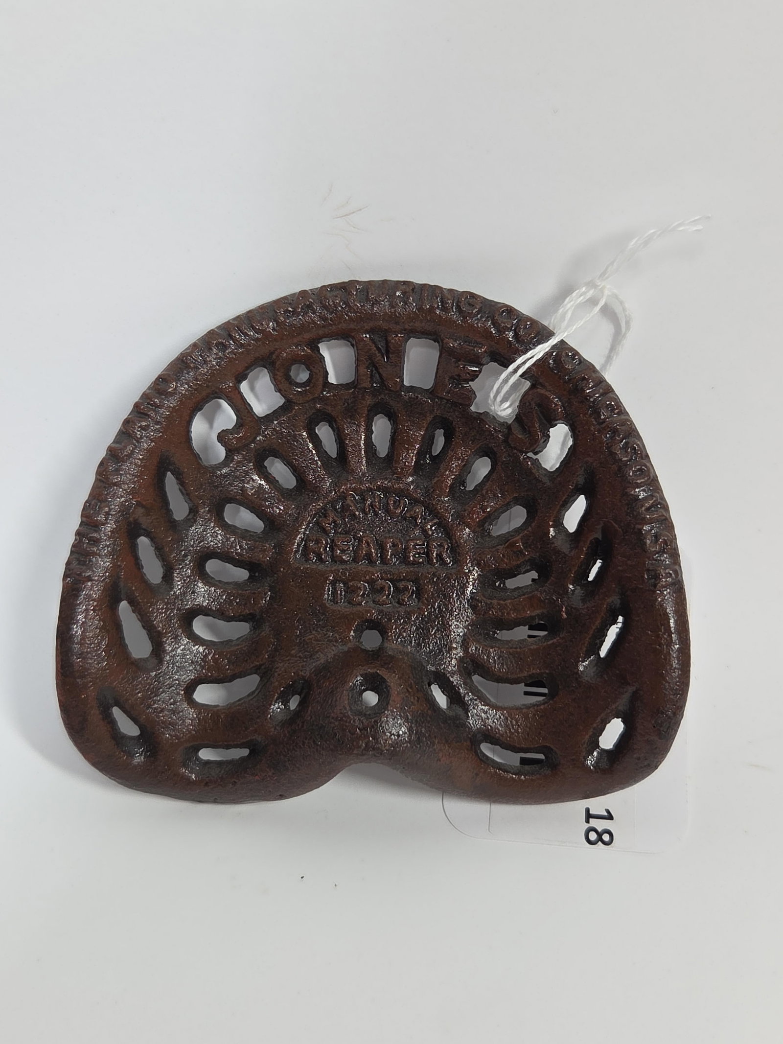 Miniature Cast Iron Implement Seats - 3