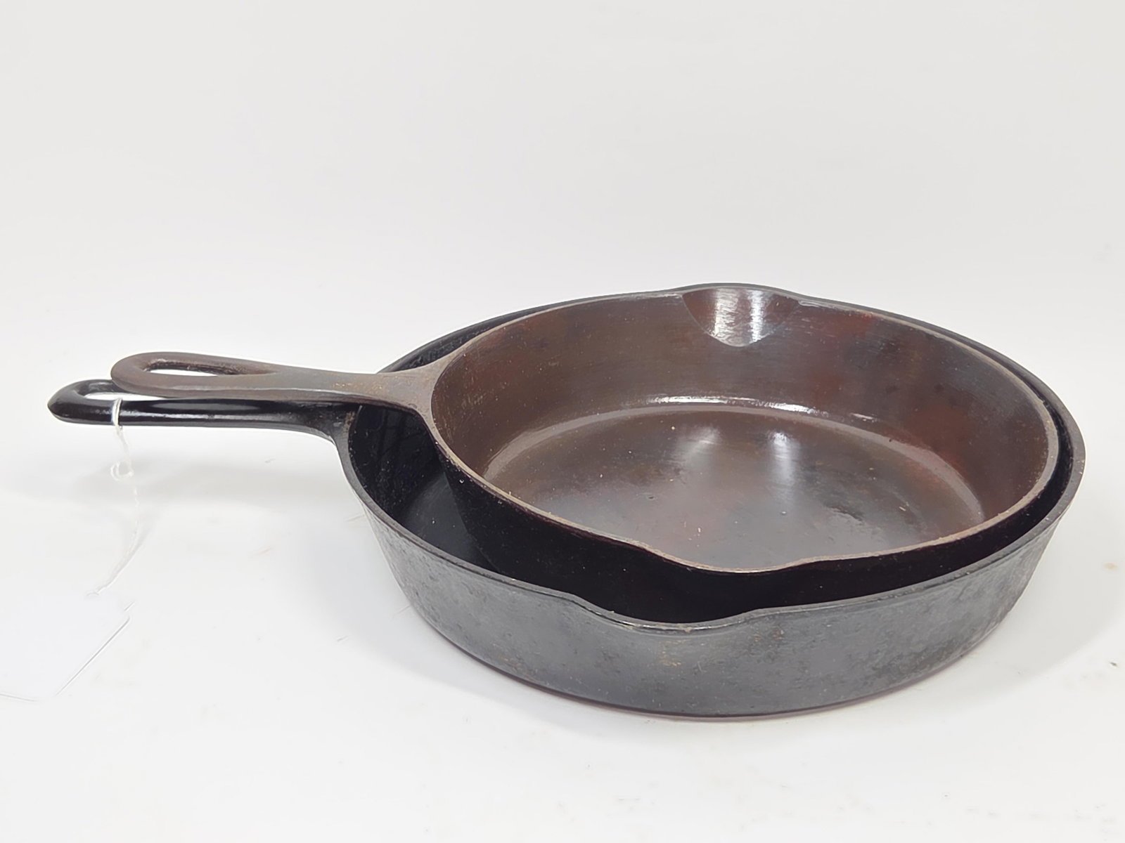 Griswold No 6 & 8 Cast Iron Skillets (1 of 7)