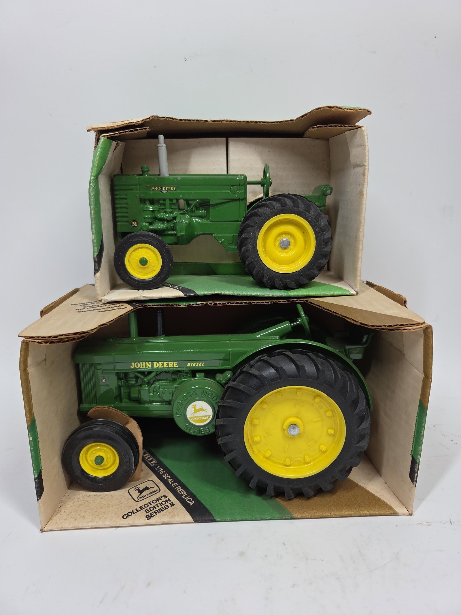 Ertl John Deere 1949 Model R Collector Series & Model M Tractors: .