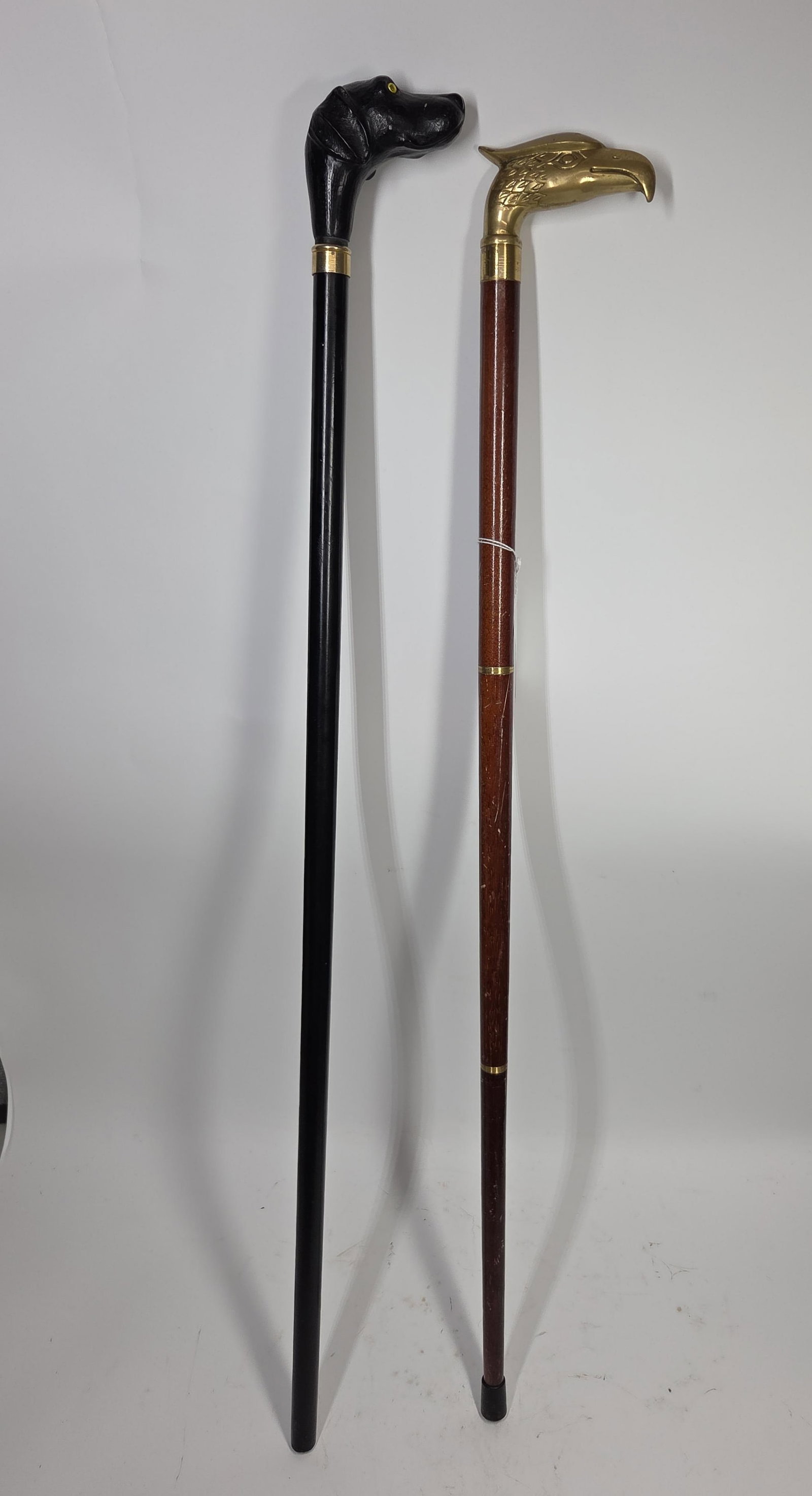 Falcon & Hunting Dog Walking Canes (1 of 6)